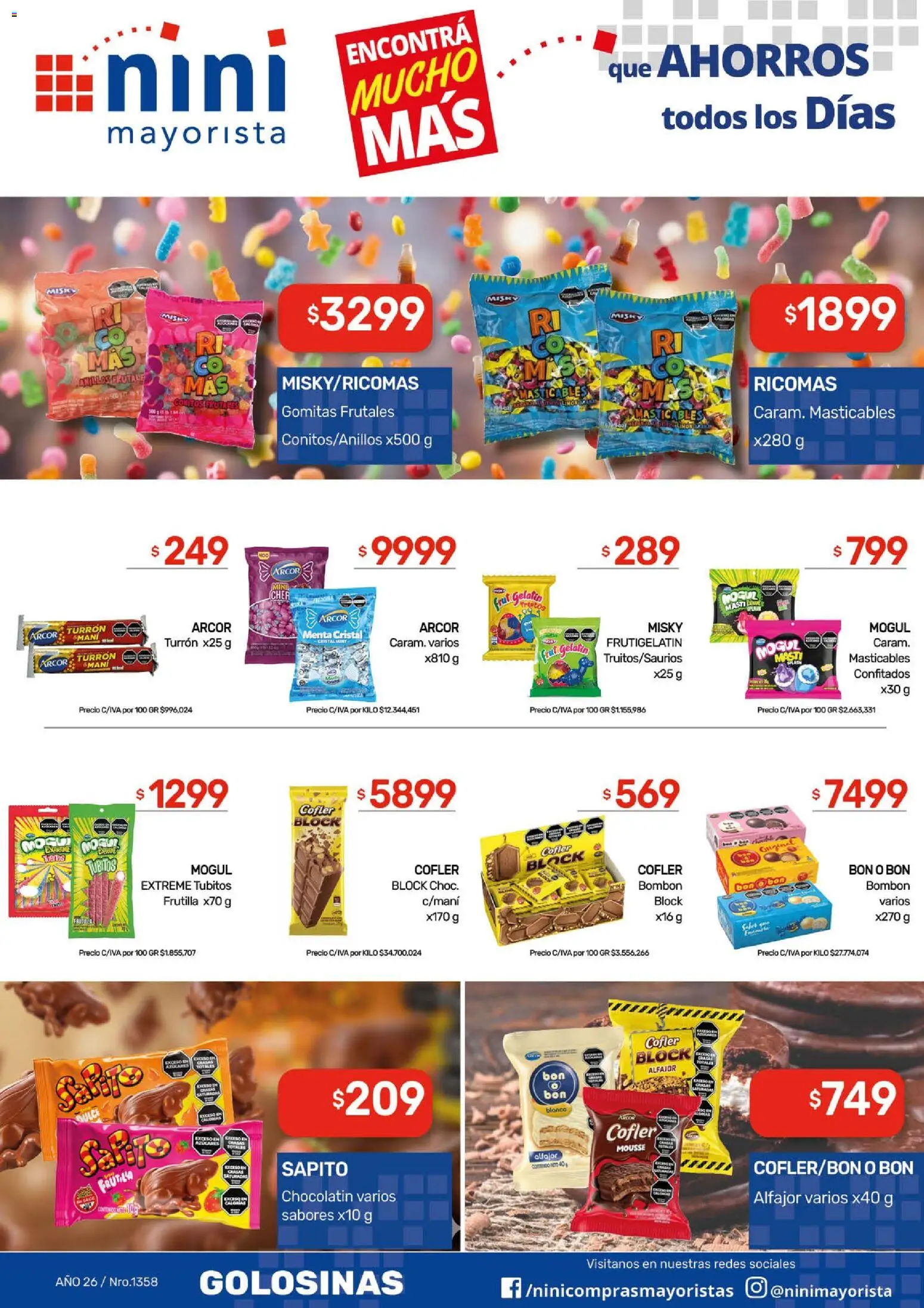 NINI Mayorista ofertas │ válido desde el 04.05.2026 | Página: 32 | Productos: Gomitas, Mousse, Alfajor, Golosinas