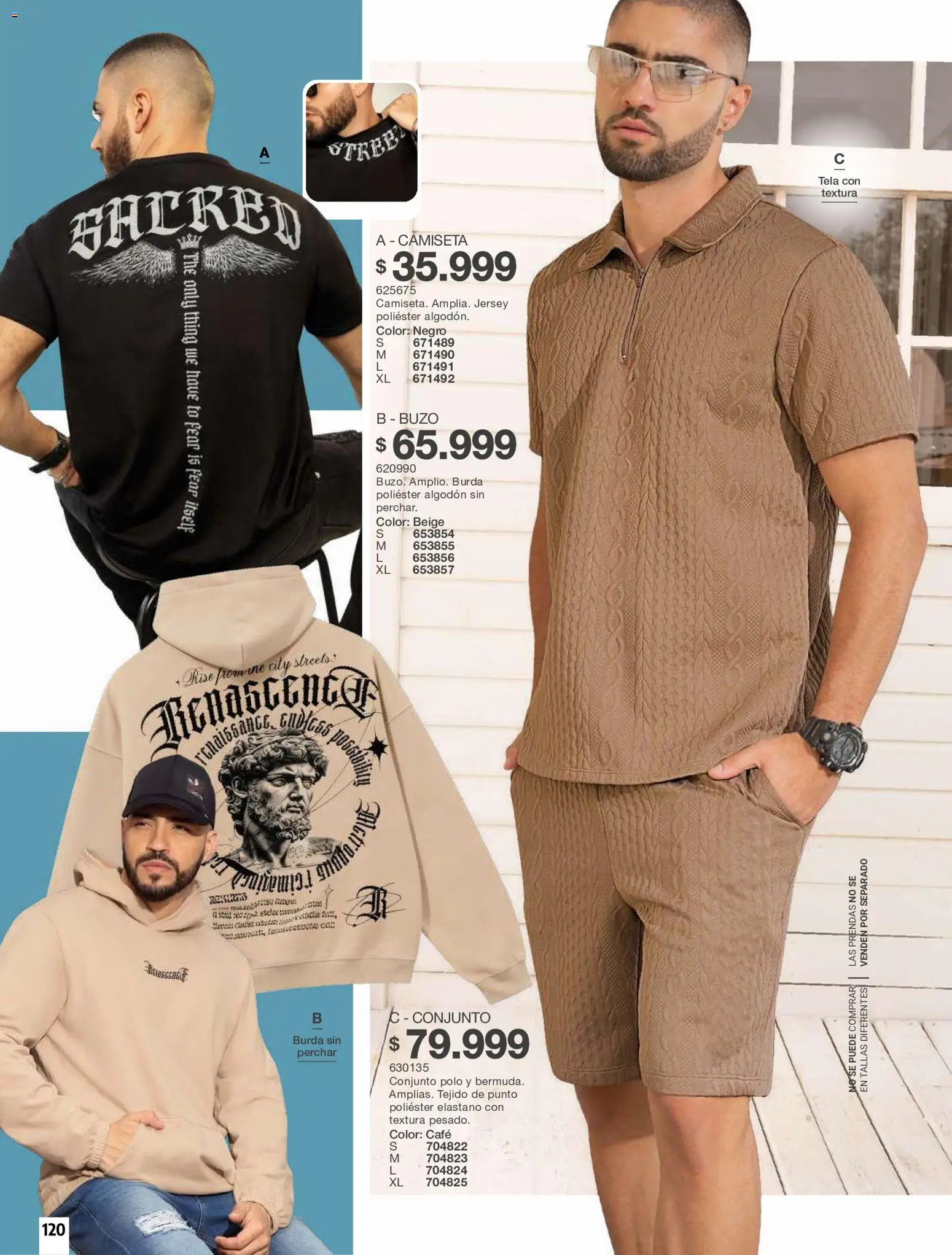 Carmel revista - valida desde el 01/07/2026 | Página: 120 | Productos: Algodón, Camiseta, Conjunto, Café
