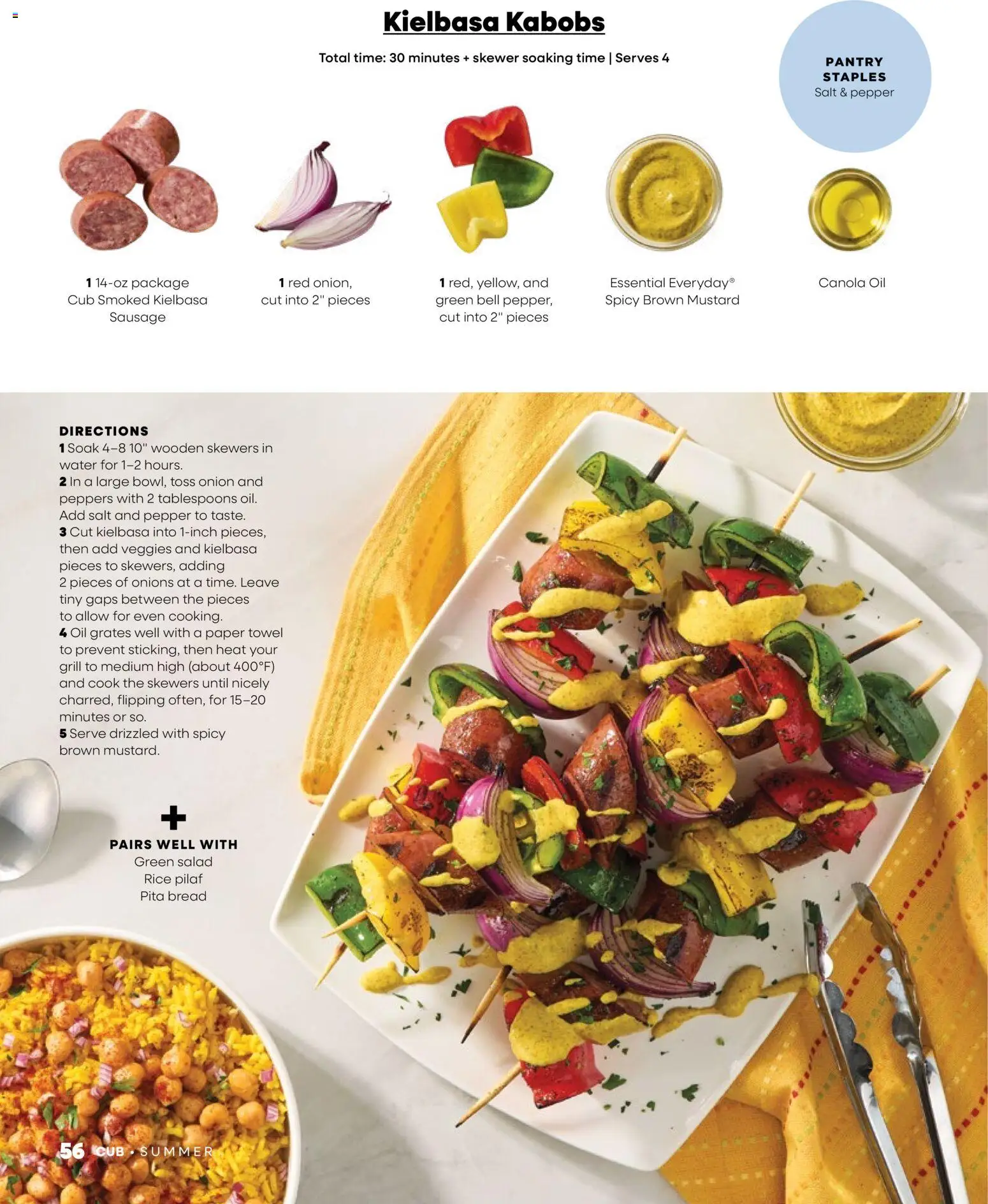 Cub Foods Magazine - valid from 06/01/2026 | Page: 56 | Products: Pita bread, Rice, Salad, Pepper