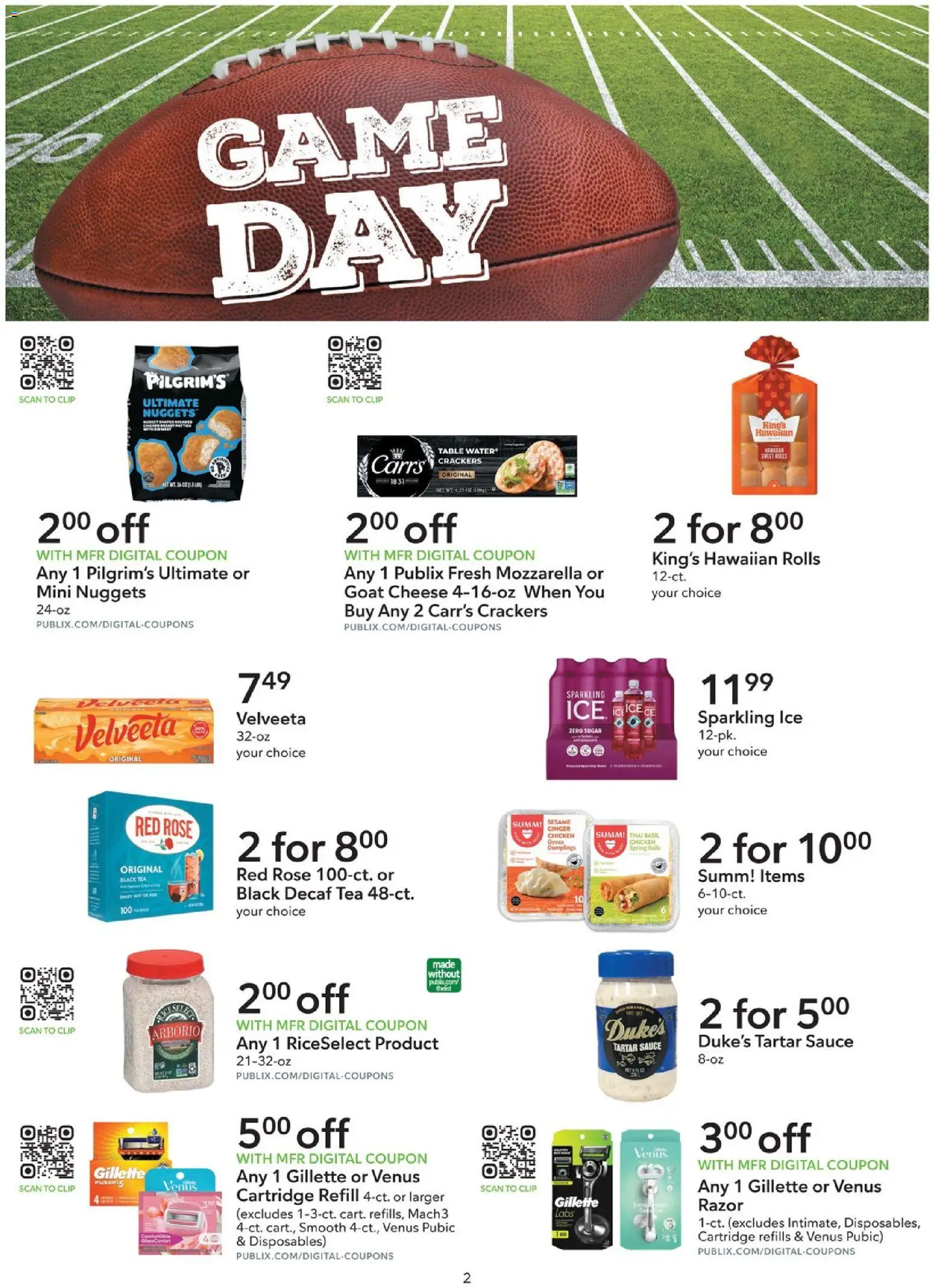 Publix Extra Savings - valid from 09/09/2026 | Page: 2 | Products: Goat cheese, Sesame, Chicken, Rice