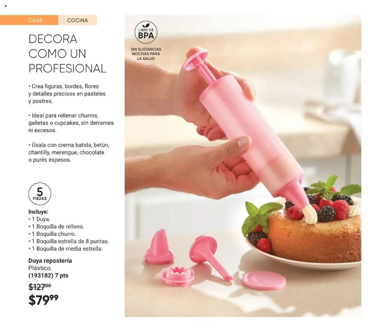 Nuevas ofertas de AVON válidas en toda la República Mexicana desde el 02.04.2026. ¡Encuentra las mejores ofertas en AVON Casa & Estilo 6 2026! | Página: 68 | Productos: Crema, Chocolate, Galletas, Cocina