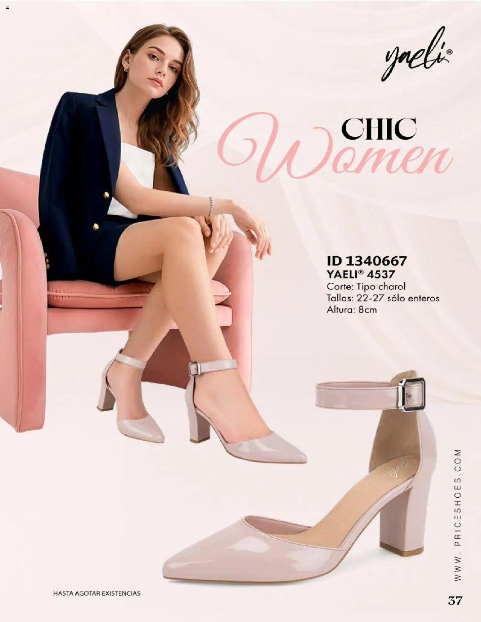 Nuevas ofertas de Price Shoes válidas en toda la República Mexicana desde el 09.05.2026. ¡Encuentra las mejores ofertas en Price Shoes catálogo Especial Vestir! | Página: 37