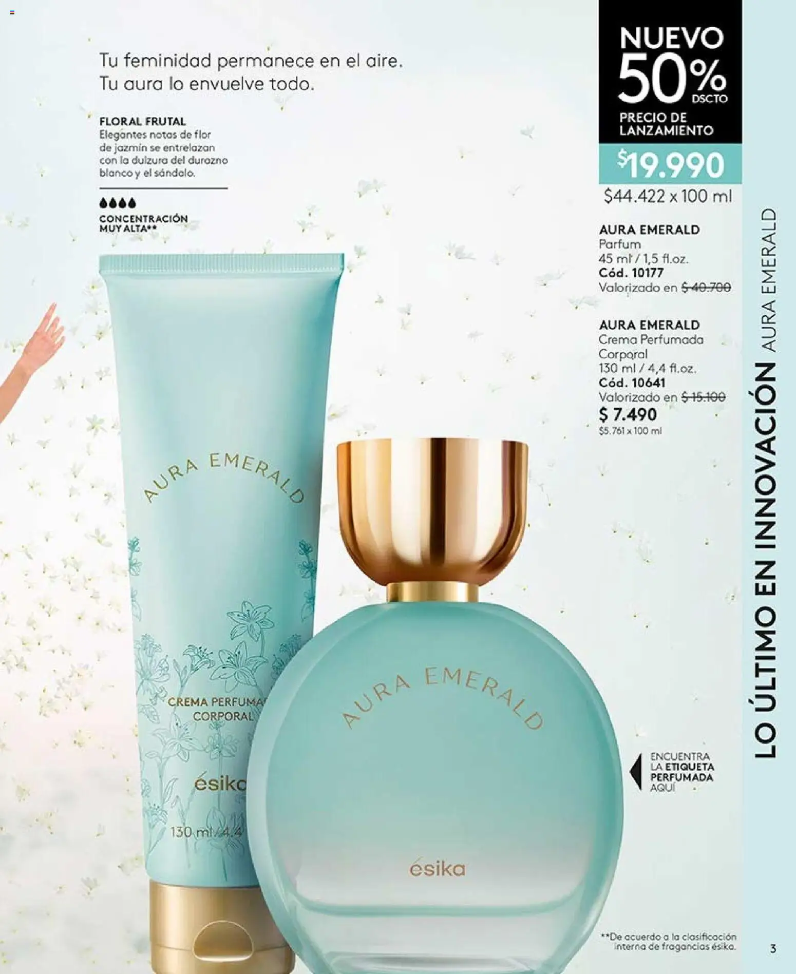 Catálogo Ésika Campaña 12 │ válido desde el 06.07.2026 | Página: 3 | Productos: Durazno, Crema