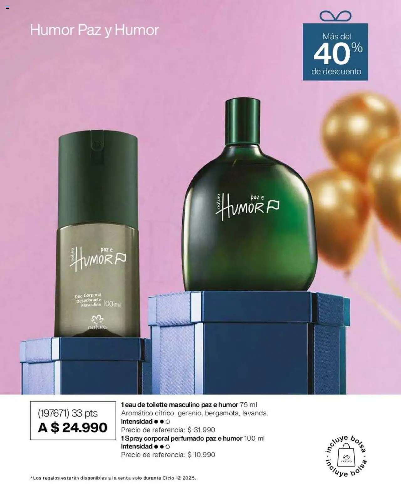 Natura catálogo │ válido desde el 26.06.2025 | Página: 11 | Productos: Bolsa, Eau de toilette, Desodorante