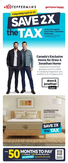 Preview of Tepperman's weekly flyer / circulaire from shop Tepperman's valid from 24.04.2026