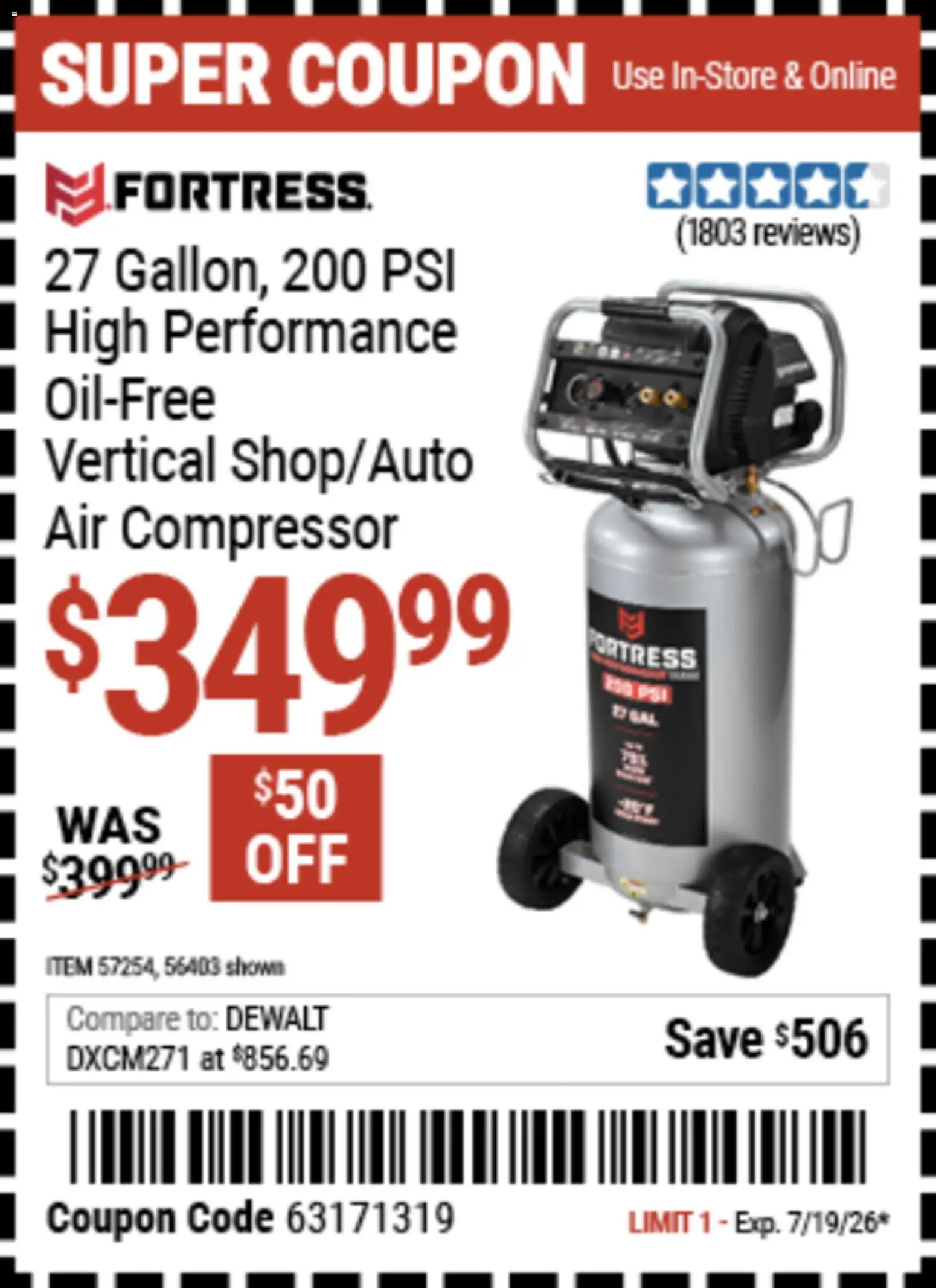 Harbor Freight Weekly Ad - valid from 07/06/2026 | Page: 23 | Products: Compressor