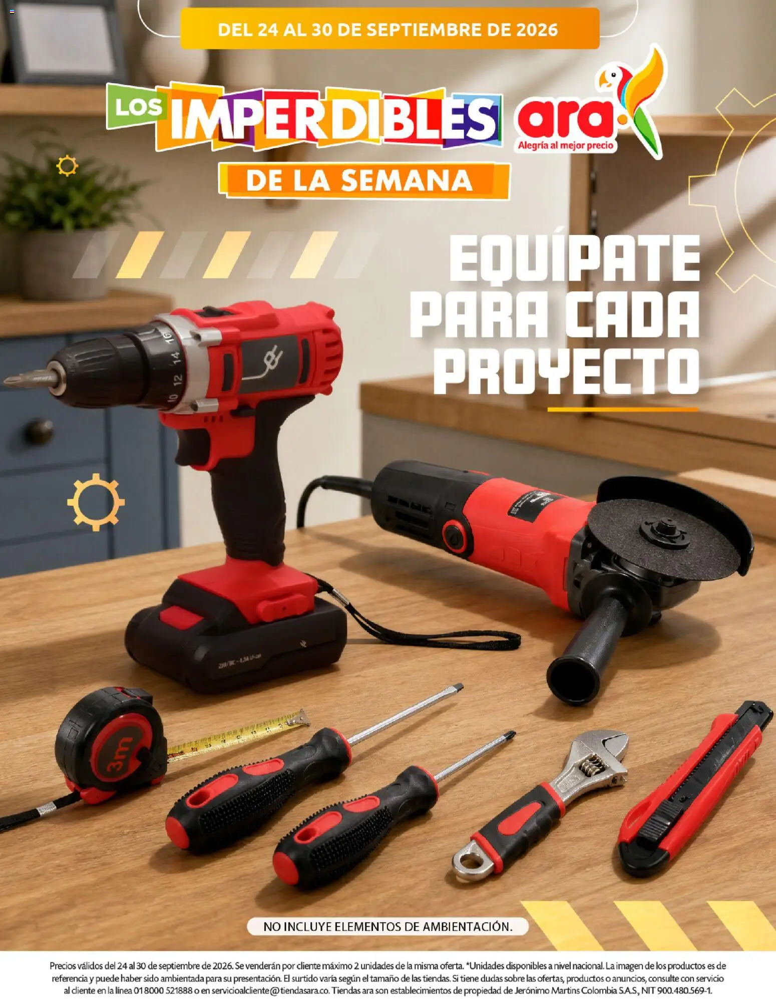 Ara revista - valida desde el 24/09/2026 | Página: 1 | Productos: Sobre