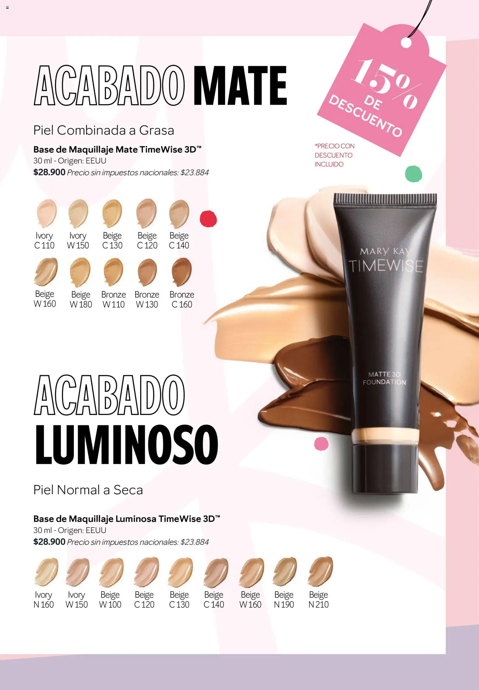 Mary Kay - ¡Día de la Madre! │ válido desde el 23/09/2026 | Página: 53 | Productos: Mate, Base de maquillaje, Maquillaje