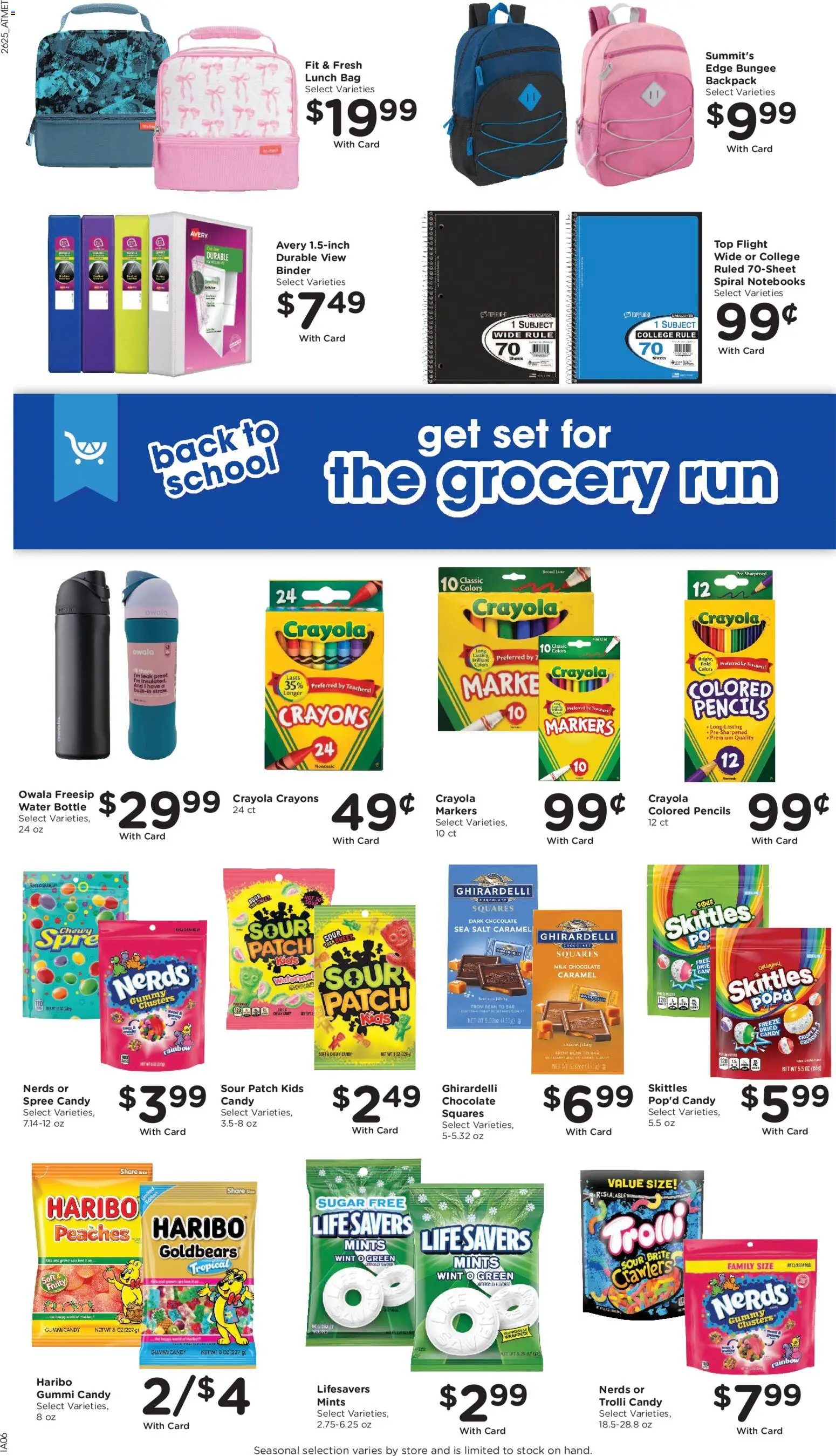 Kroger Weekly Ad - valid from 07/22/2026 | Page: 13 | Products: Chocolate, Sugar, Backpack, Bag