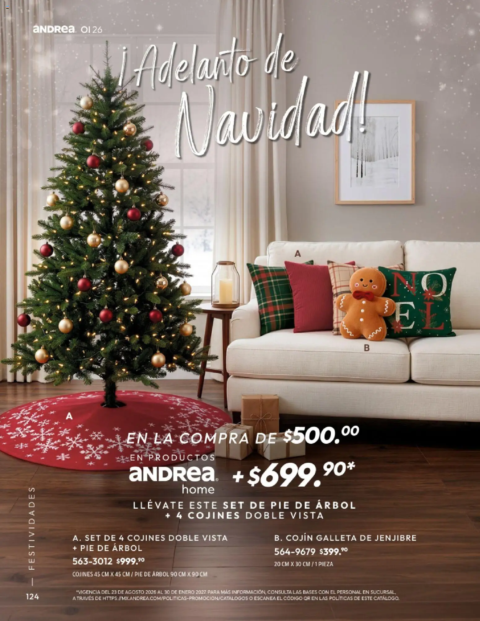 Nuevas ofertas de Andrea válidas en toda la República Mexicana desde el 01/09/2026. ¡Encuentra las mejores ofertas en Andrea catálogo Home! | Página: 124