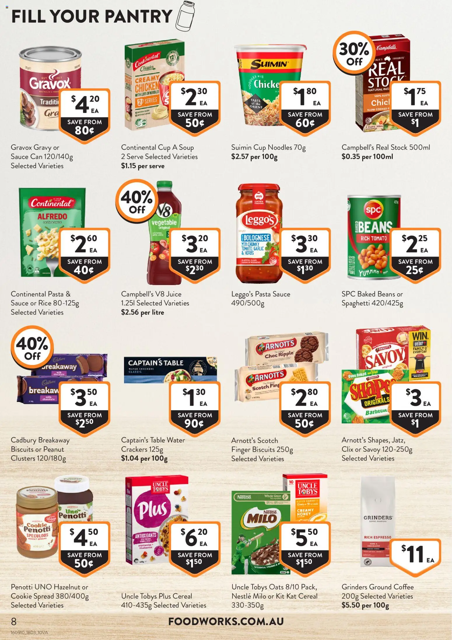 Foodworks weekly catalogue from 18/03/2026