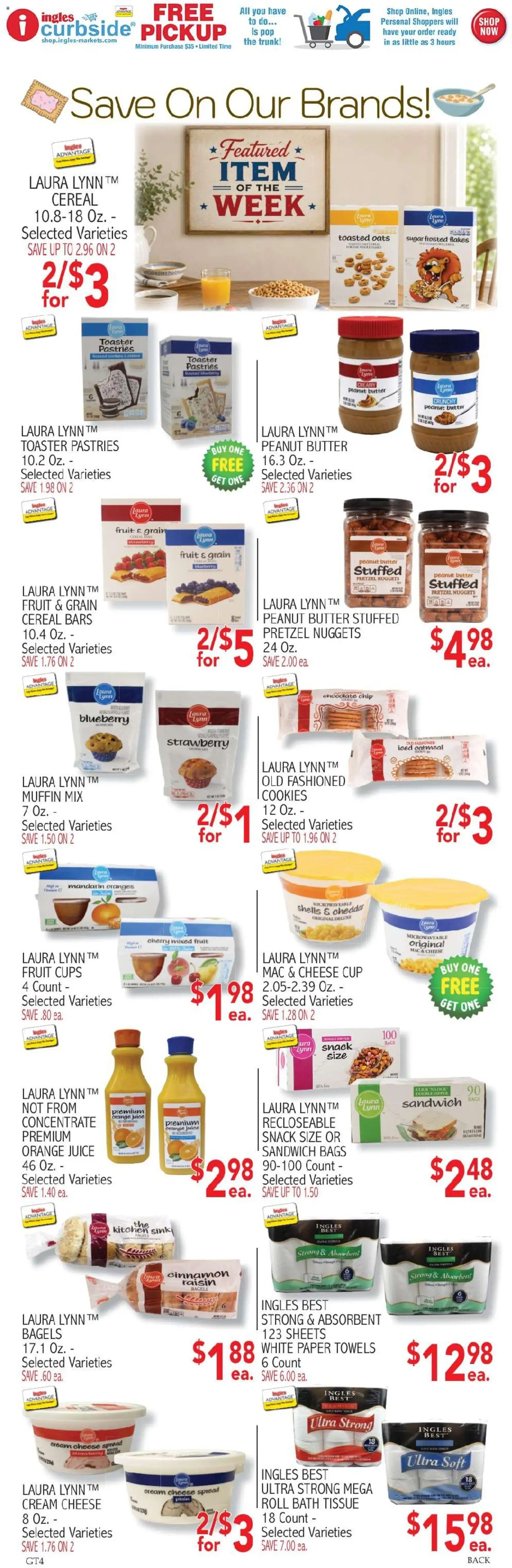 Ingles - Weekly flyer - valid from 08/12/2026 | Page: 8 | Products: Spread, Butter, Juice, Cereal