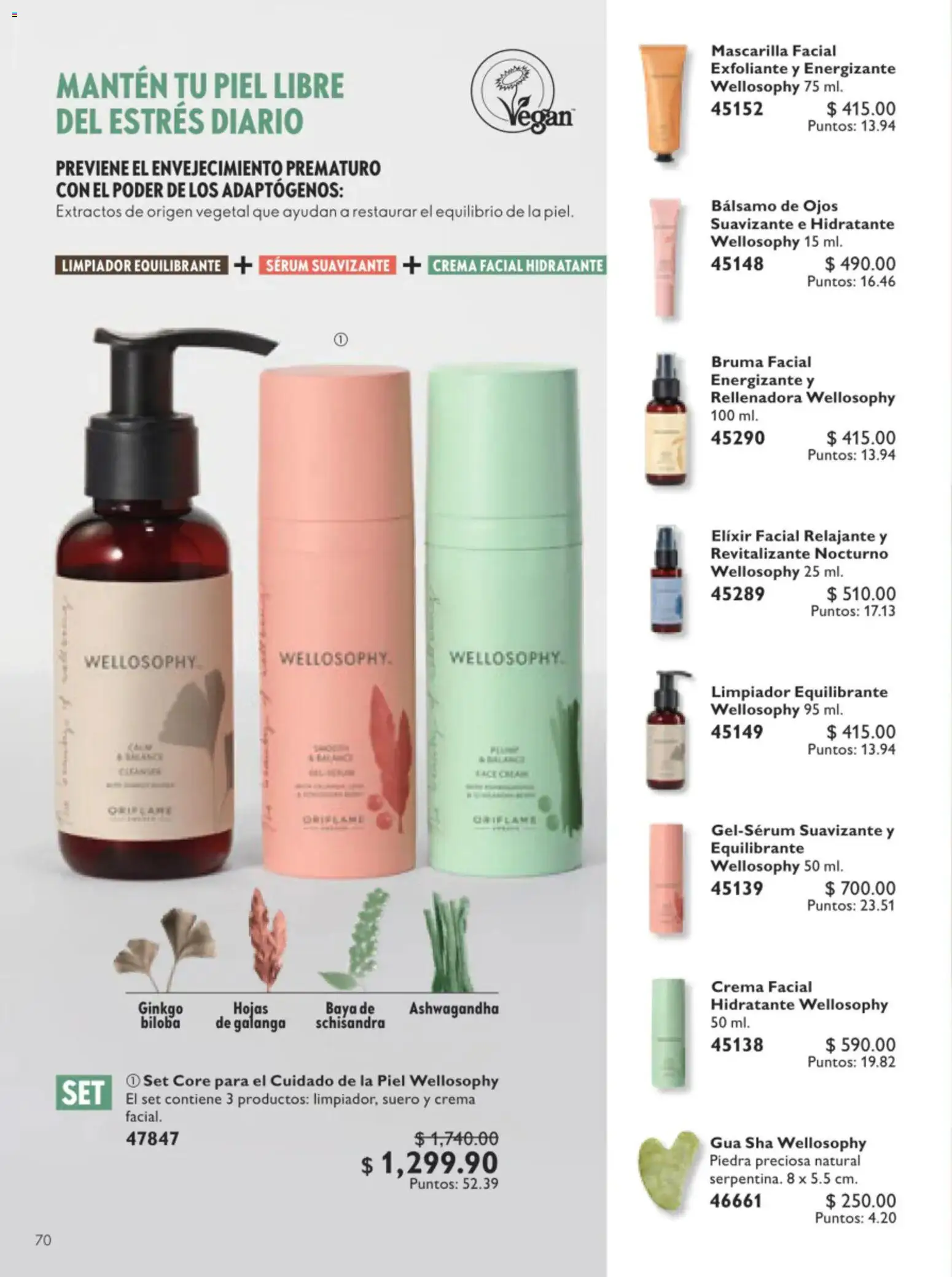 Nuevas ofertas de Oriflame válidas en toda la República Mexicana desde el 11/07/2026. ¡Encuentra las mejores ofertas en Oriflame campaña 10 2026! | Página: 70 | Productos: Bruma, Suavizante, Limpiador, Mascarilla