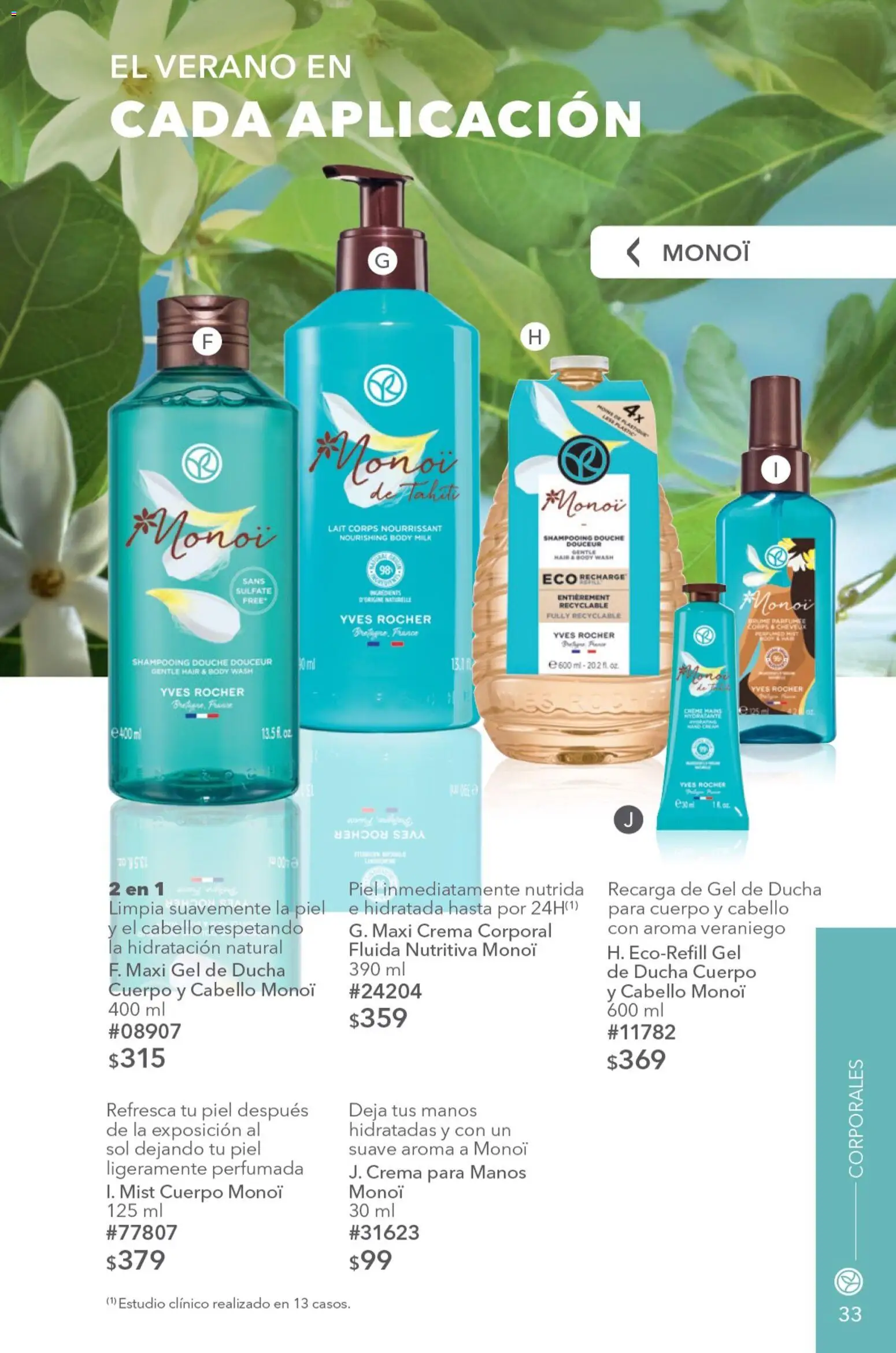 Nuevas ofertas de Yves Rocher válidas en toda la República Mexicana desde el 04/08/2026. ¡Encuentra las mejores ofertas en Yves Rocher campaña 11 2026! | Página: 35 | Productos: Crema, Body, Crema corporal, Gel de ducha