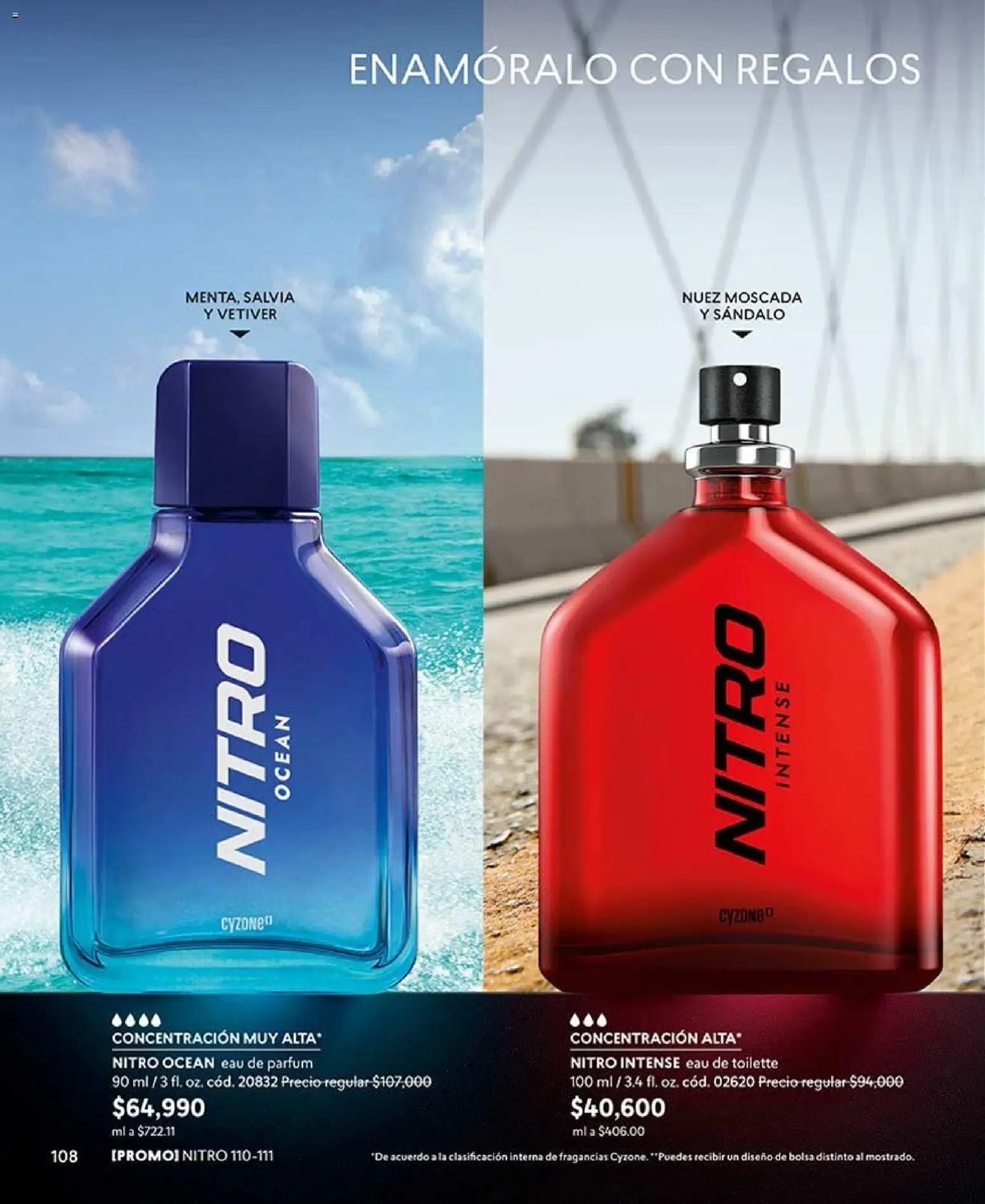 CyZone revista - valida desde el 17/08/2026 | Página: 108 | Productos: Bolsa, Eau de toilette, Nuez