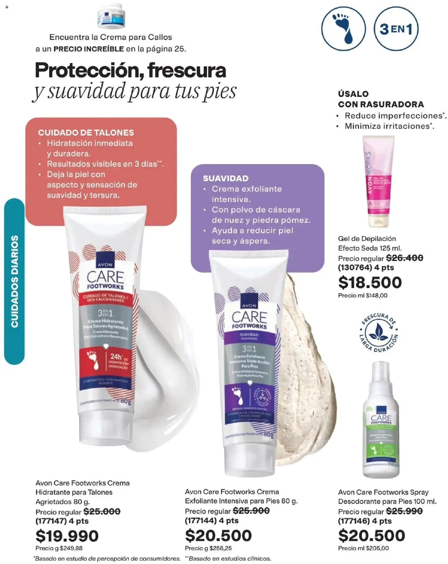Avon revista - valida desde el 01.09.2026 | Página: 157 | Productos: Crema, Polvo, Desodorante, Nuez