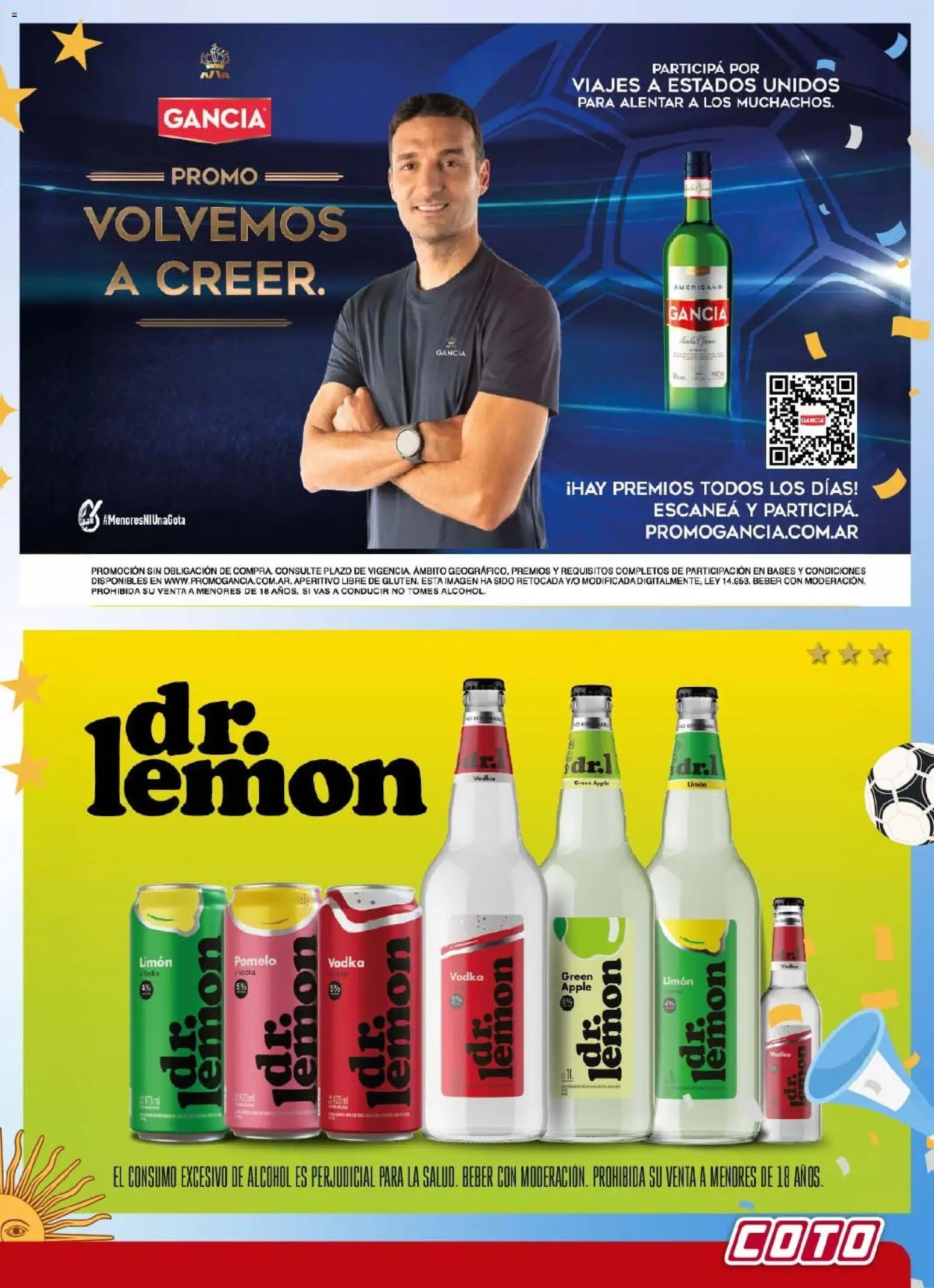 Coto - Ofertas │ válido desde el 08.06.2026 | Página: 13 | Productos: Vodka, Limón, Pomelo