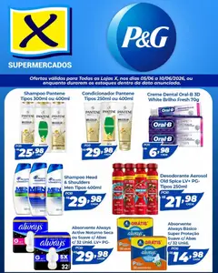 X Supermercados ofertas P&G - Pré-Visualização do folheto da loja X Supermercados, válido de 05.06.2026