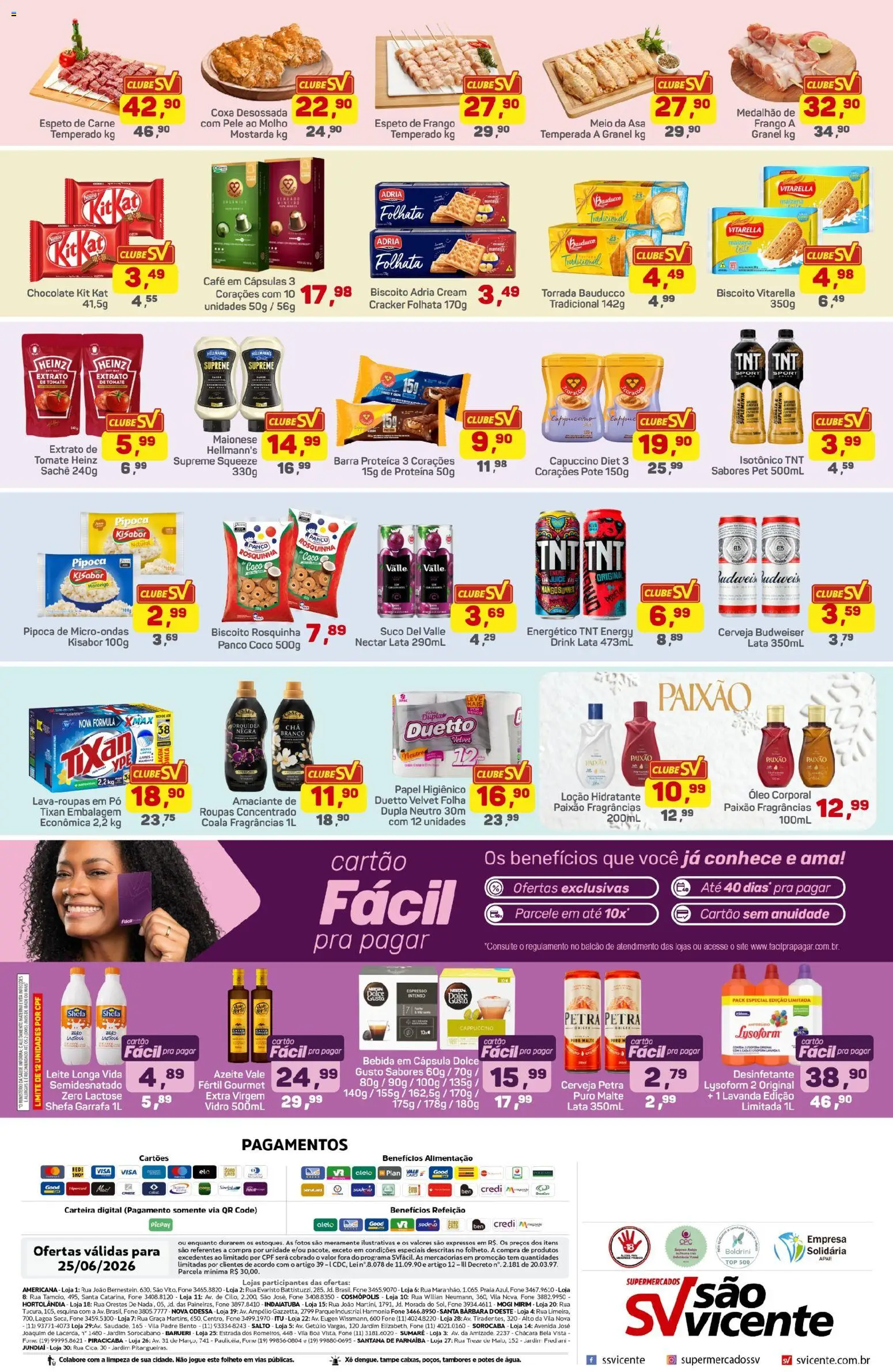 Supermercados São Vicente Folheto - válido de 25/06/2026 | Página: 2