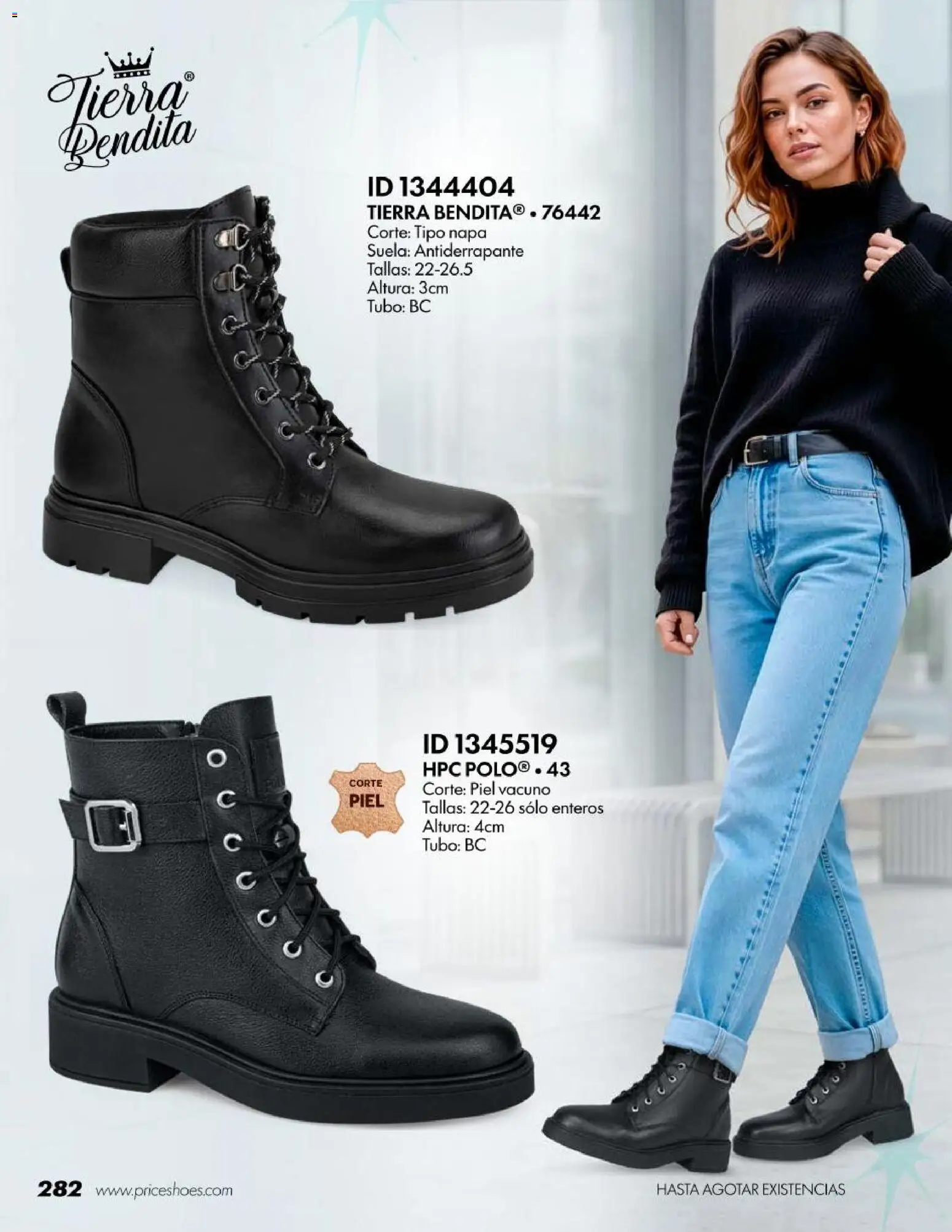 Nuevas ofertas de Price Shoes válidas en toda la República Mexicana desde el 18/07/2026. ¡Encuentra las mejores ofertas en Price Shoes catálogo Botas! | Página: 282