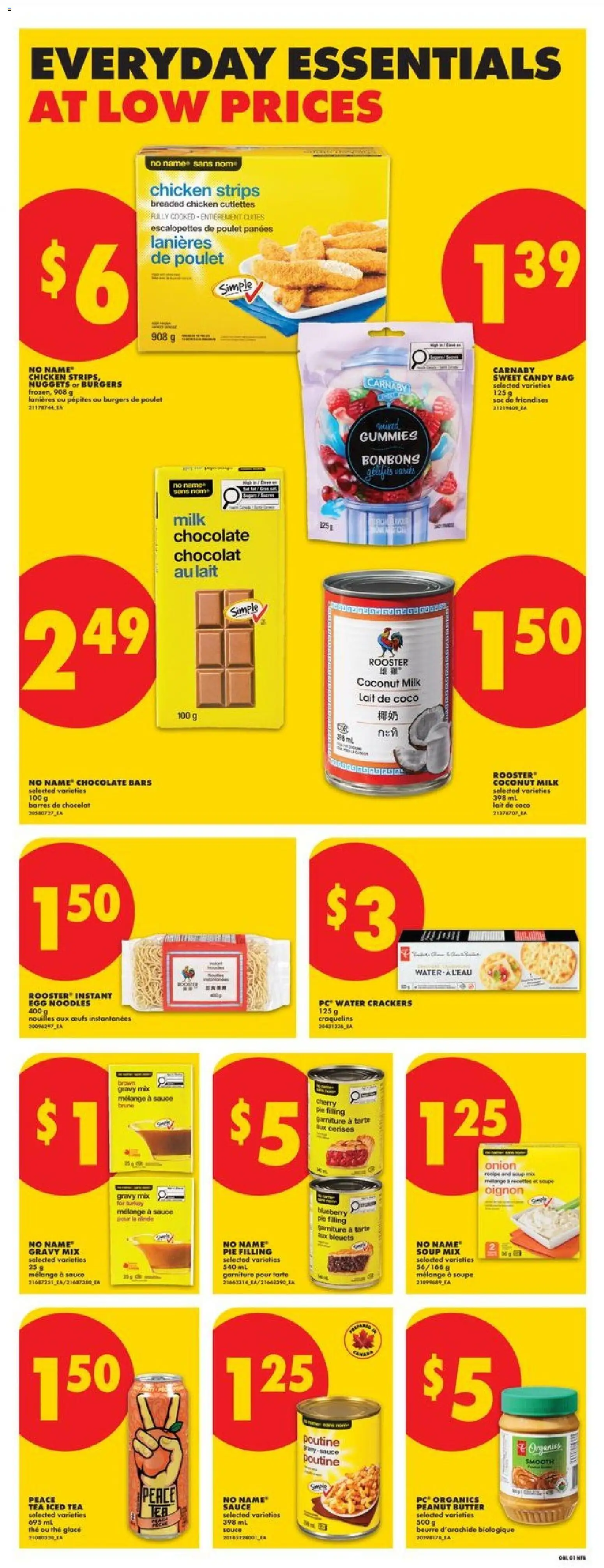 No Frills flyer valid from 16.04.2026 | Page: 6 | Products: Noodles, Milk, Butter, Chicken