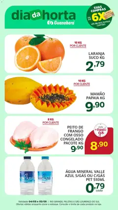 Supermercado Guanabara - Ofertas da semana - Pré-Visualização do folheto da loja Supermercado Guanabara, válido de 04/08/2026