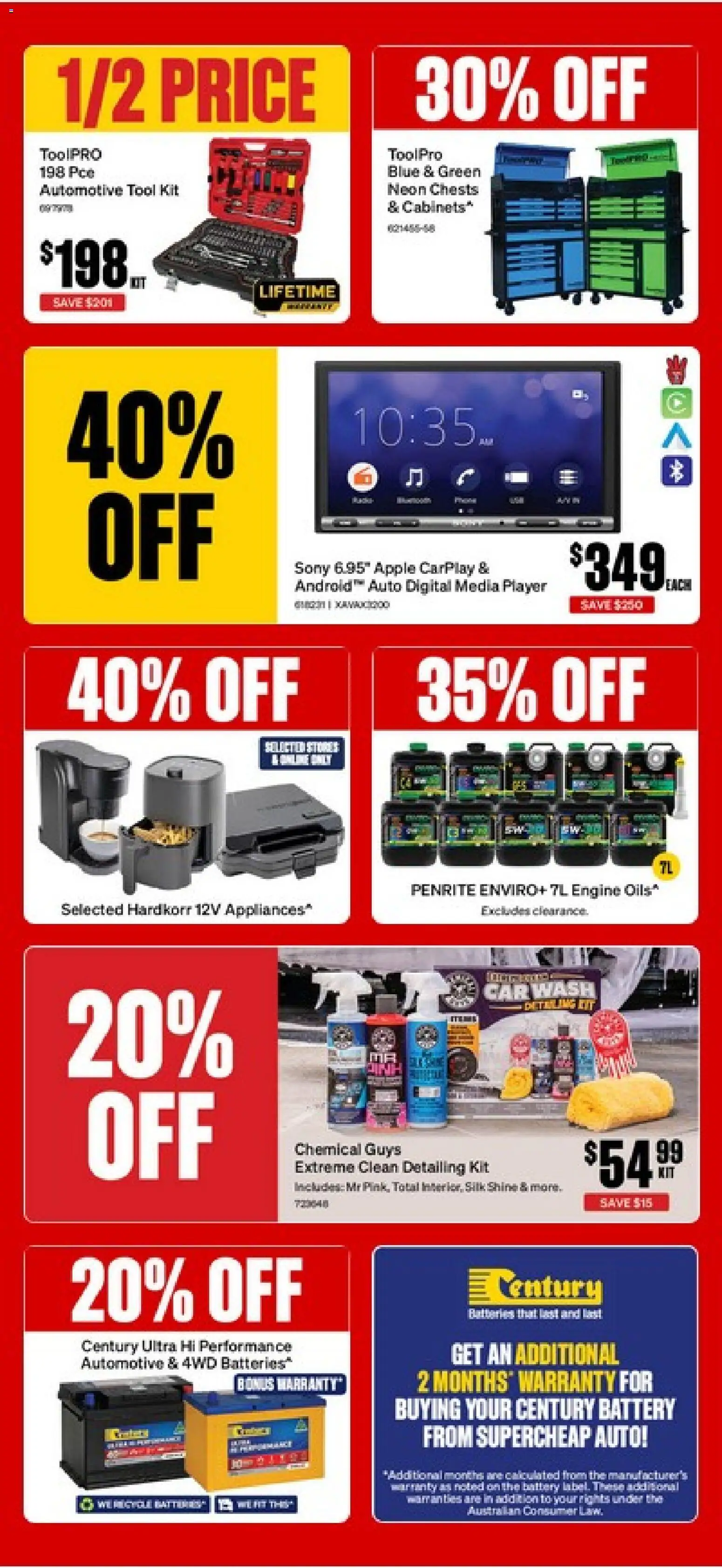 Supercheap Auto catalogue - valid from 12/08/2026 | Page: 2 | Products: Battery, Batteries, Digital, Player
