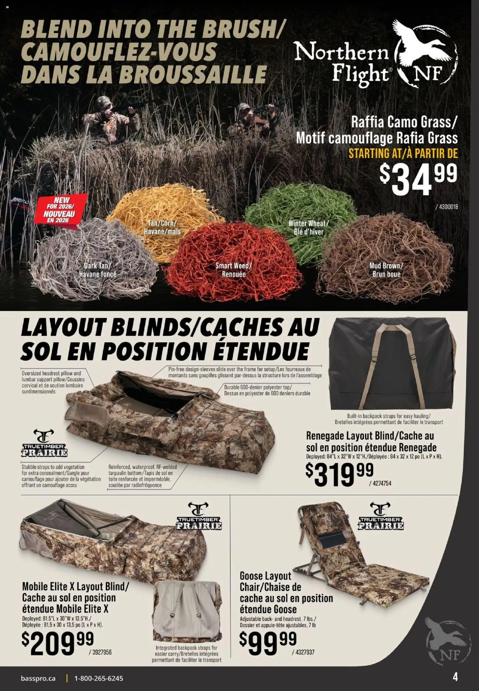 Cabelas flyer valid from Aug 27, 2026 | Page: 4 | Products: Goose, Backpack, Pillow