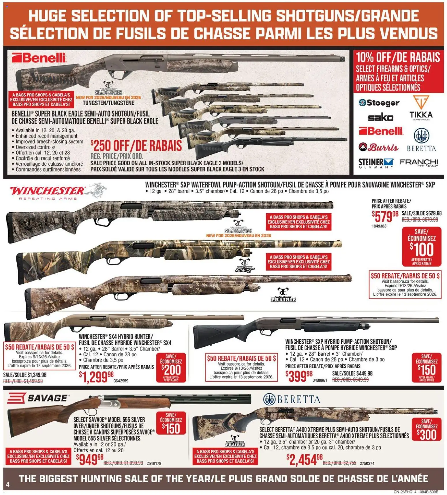 Cabelas flyer valid from Aug 6, 2026 | Page: 4