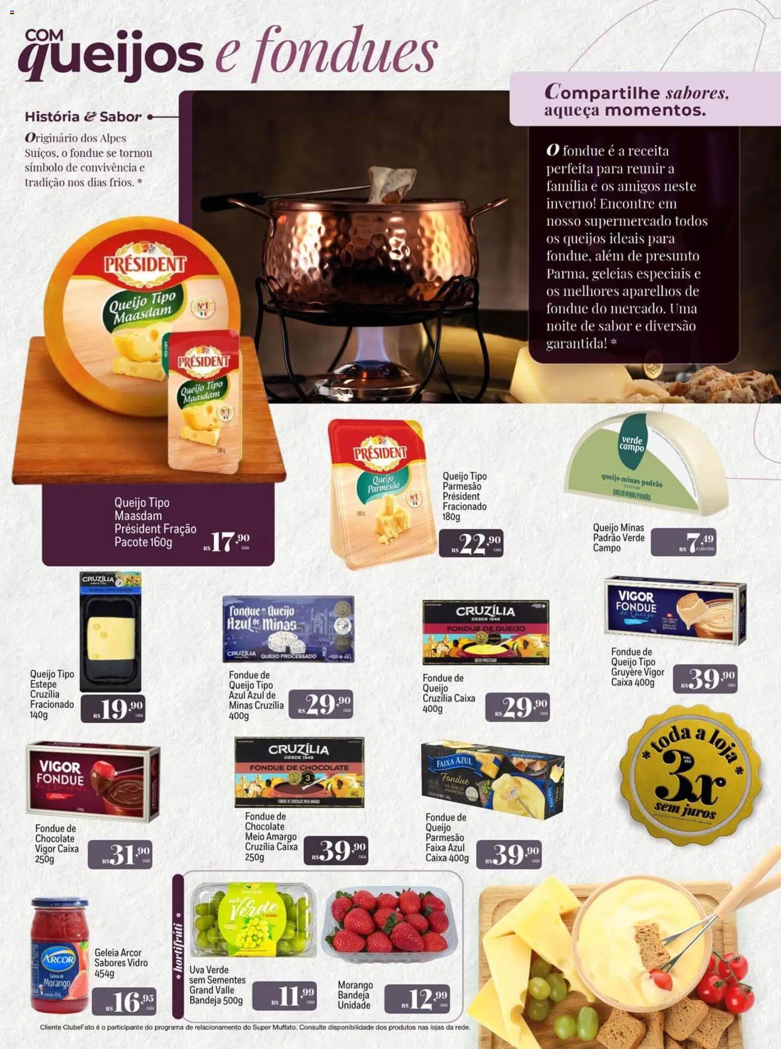 Super Muffato Folheto - válido de 11.05.2026 | Página: 9 | Produtos: Caixa, Queijo, Presunto, Geleia