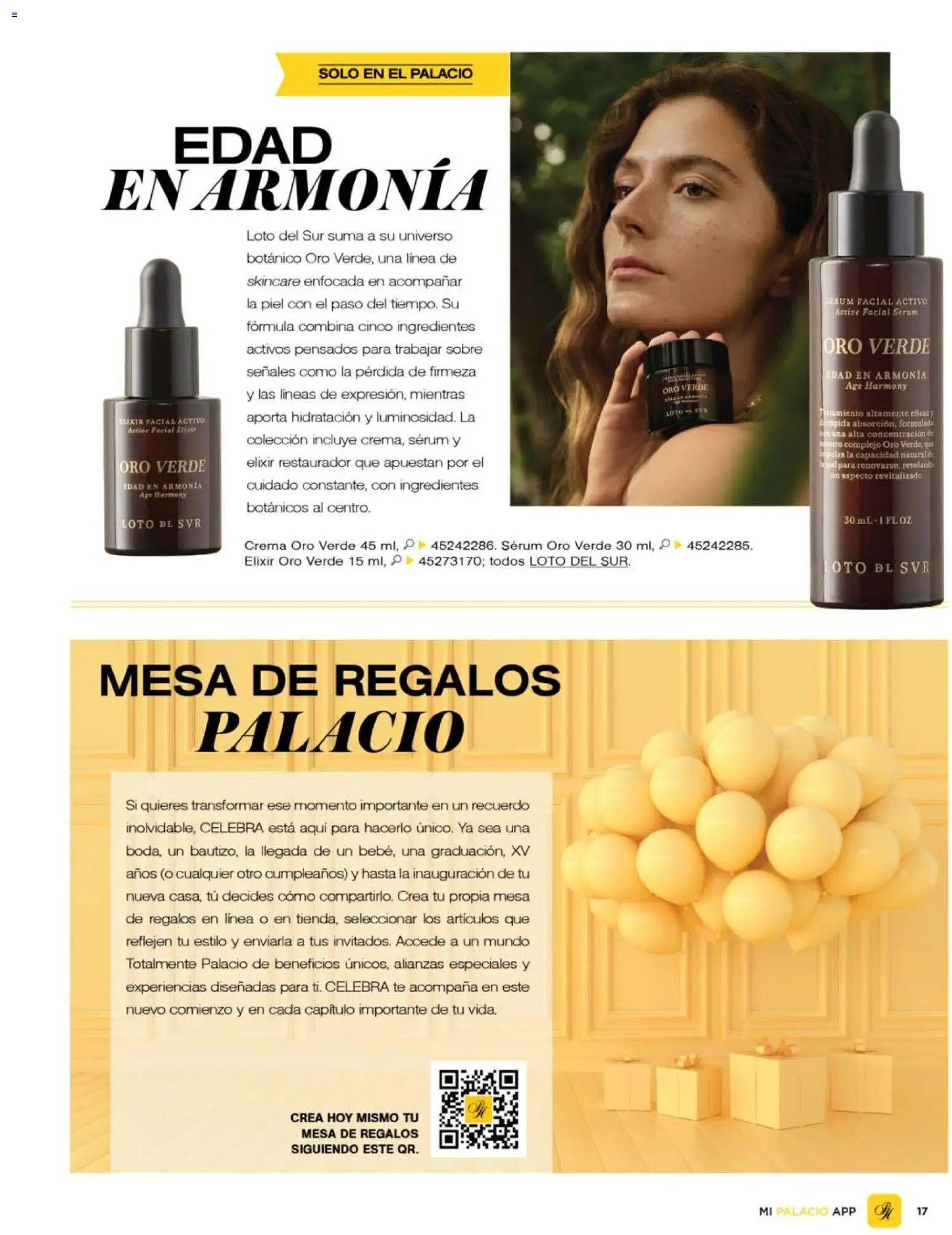 Nuevas ofertas de Palacio De Hierro válidas en toda la República Mexicana desde el 01/08/2026. ¡Encuentra las mejores ofertas en Palacio De Hierro catálogo! | Página: 20 | Productos: Serum, Crema, Mesa, Sobre