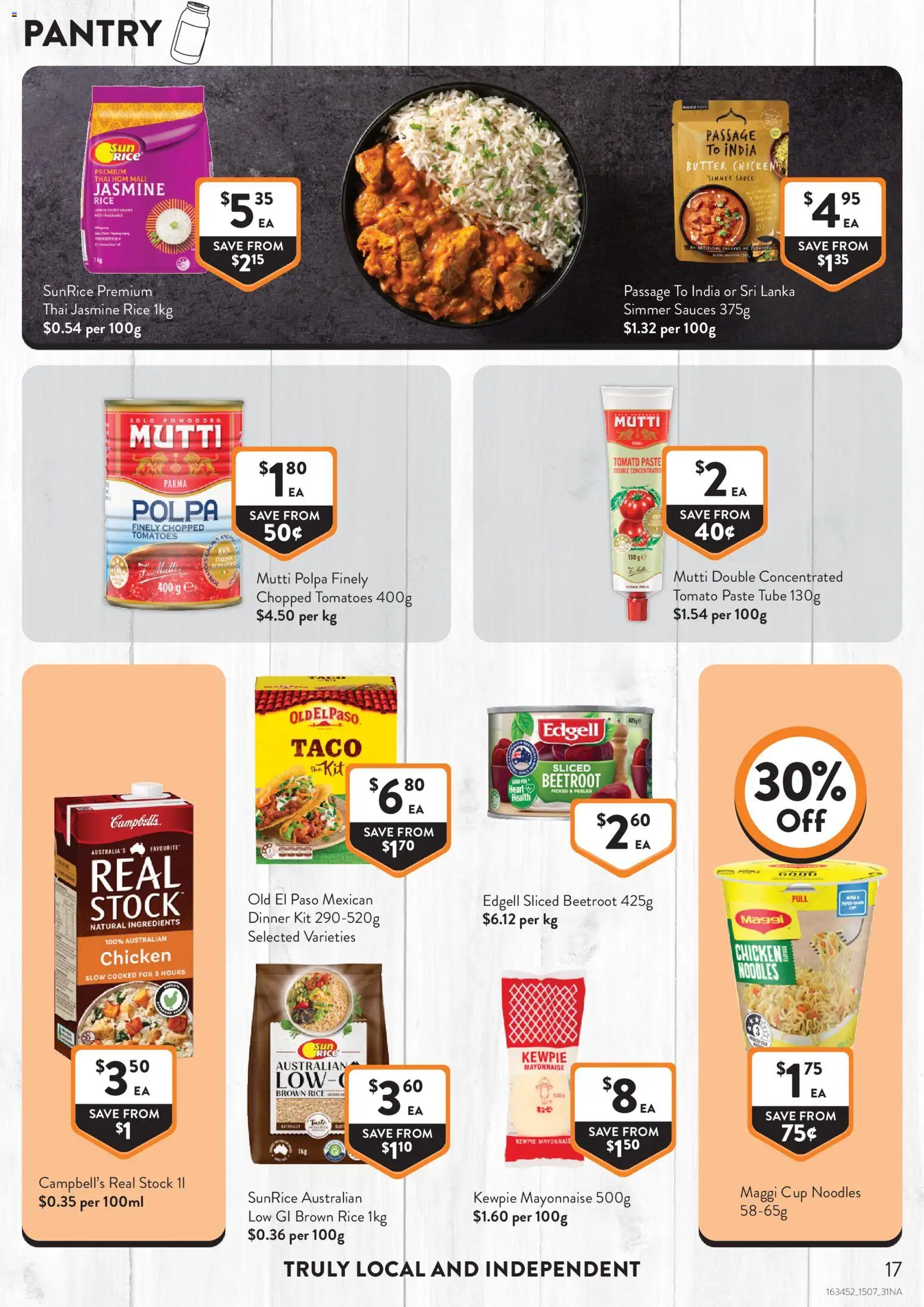 Foodworks catalogue - valid from 15/07/2026 | Page: 17 | Products: Chicken, Rice, Noodles, Mayonnaise