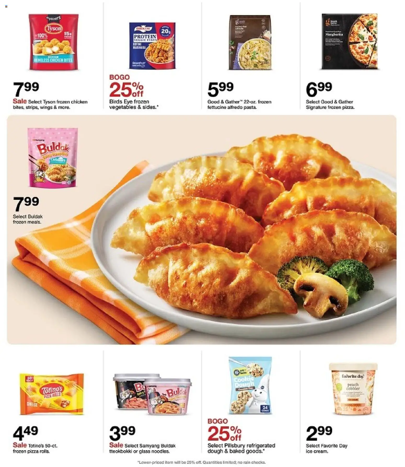 Target Weekly Ad - valid from 08/09/2026 | Page: 39 | Products: Chicken, Peach, Ice, Dough