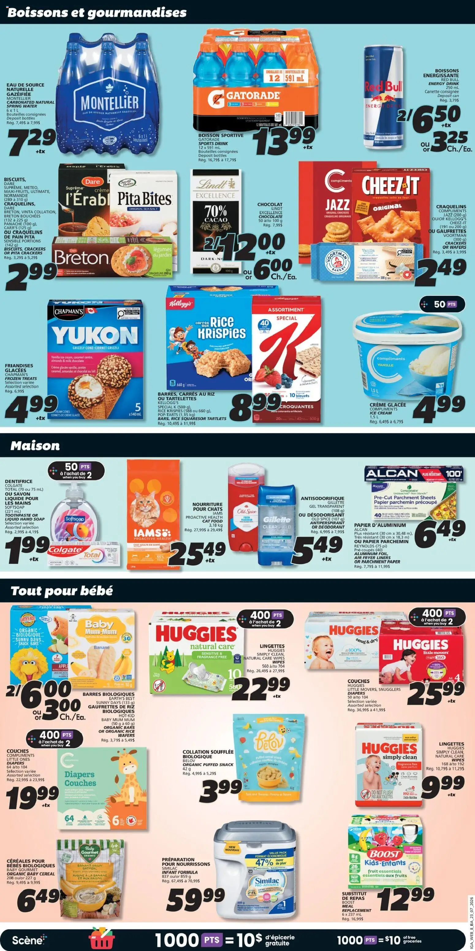 IGA flyer valid from Jul 23, 2026 | Page: 11 | Products: Cream, Fryer, Deodorant, Vanilla