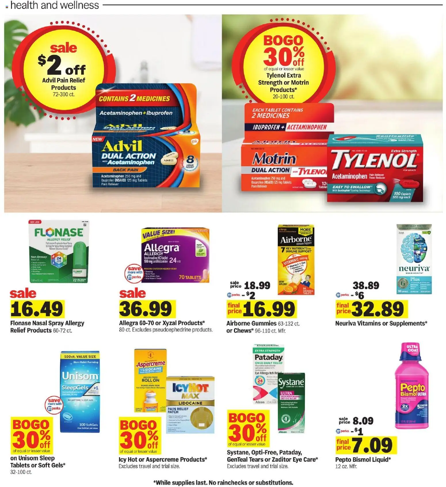 Meijer Weekly Ad - valid from 11.03.2026 | Page: 28 | Products: Zinc, Table, Coat, Tablet