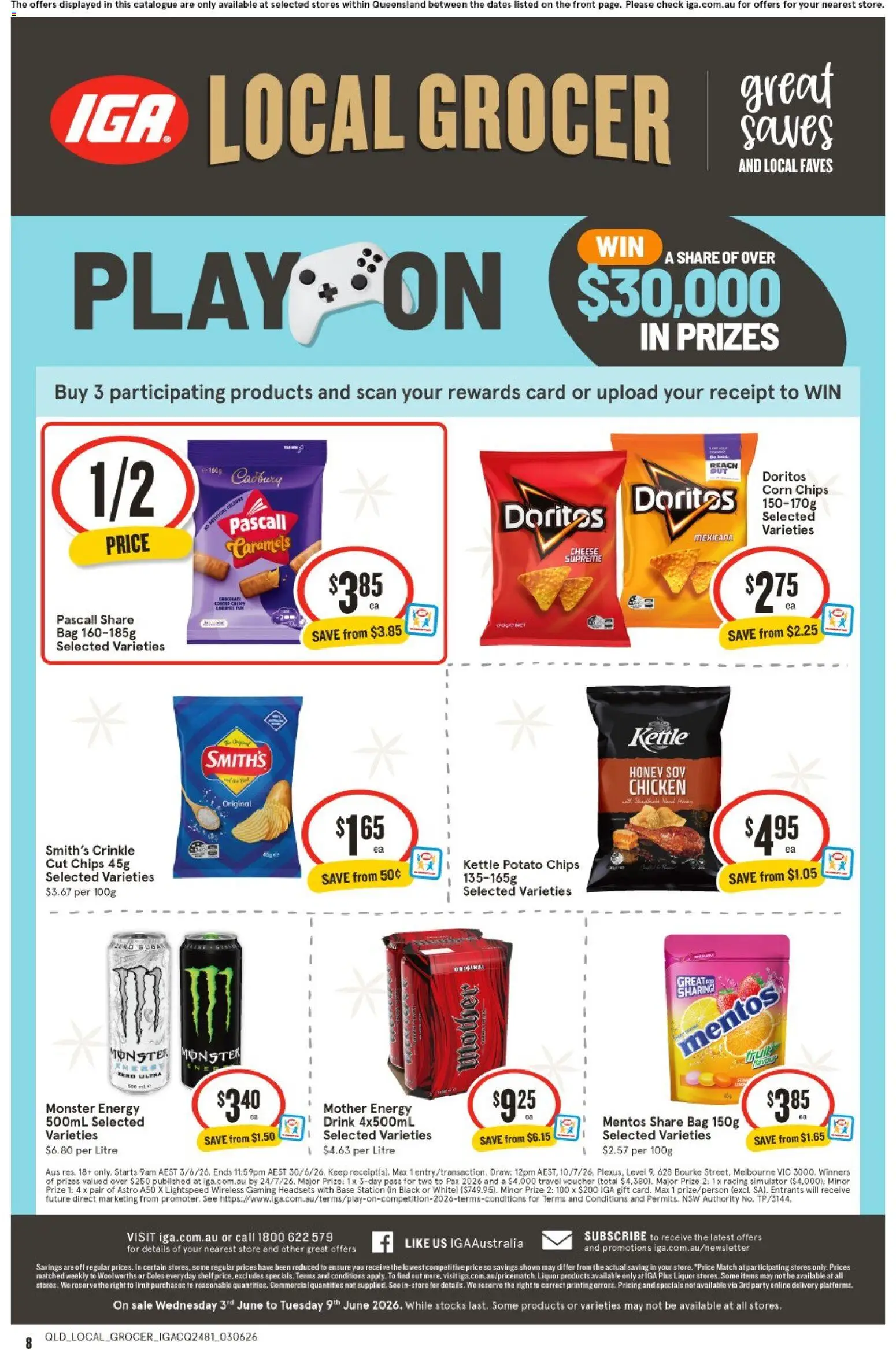 IGA catalogue - valid from 03.06.2026 | Page: 2 | Products: Honey, Chicken, Bag, Kettle
