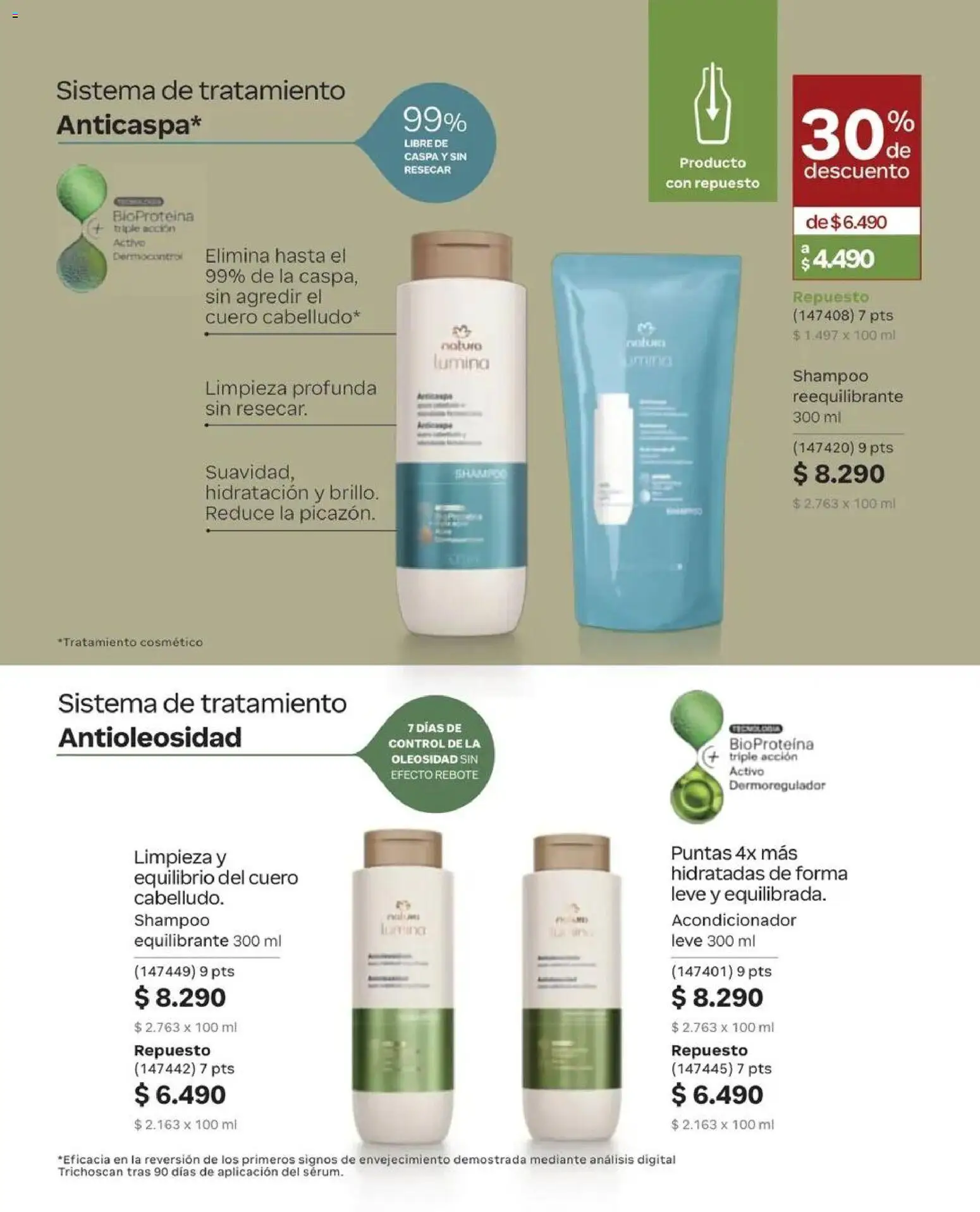 Natura catálogo │ válido desde el 31.08.2026 | Página: 128 | Productos: Acondicionador, Shampoo