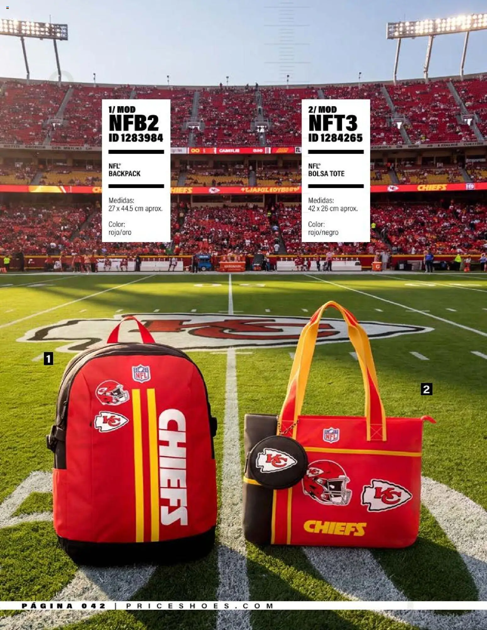 Nuevas ofertas de Price Shoes válidas en toda la República Mexicana desde el 01/09/2026. ¡Encuentra las mejores ofertas en Price Shoes catálogo NFL! | Página: 42 | Productos: Bolsa