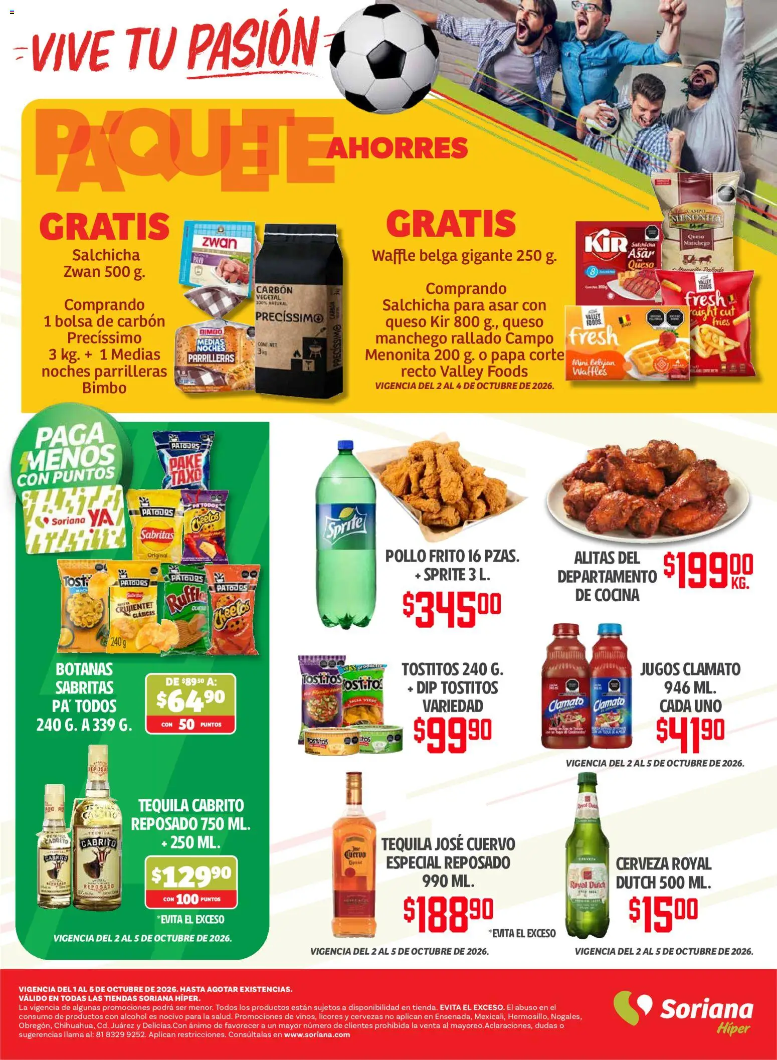 Nuevas ofertas de Soriana válidas en toda la República Mexicana desde el 01/10/2026. ¡Encuentra las mejores ofertas en Soriana folleto! | Página: 2