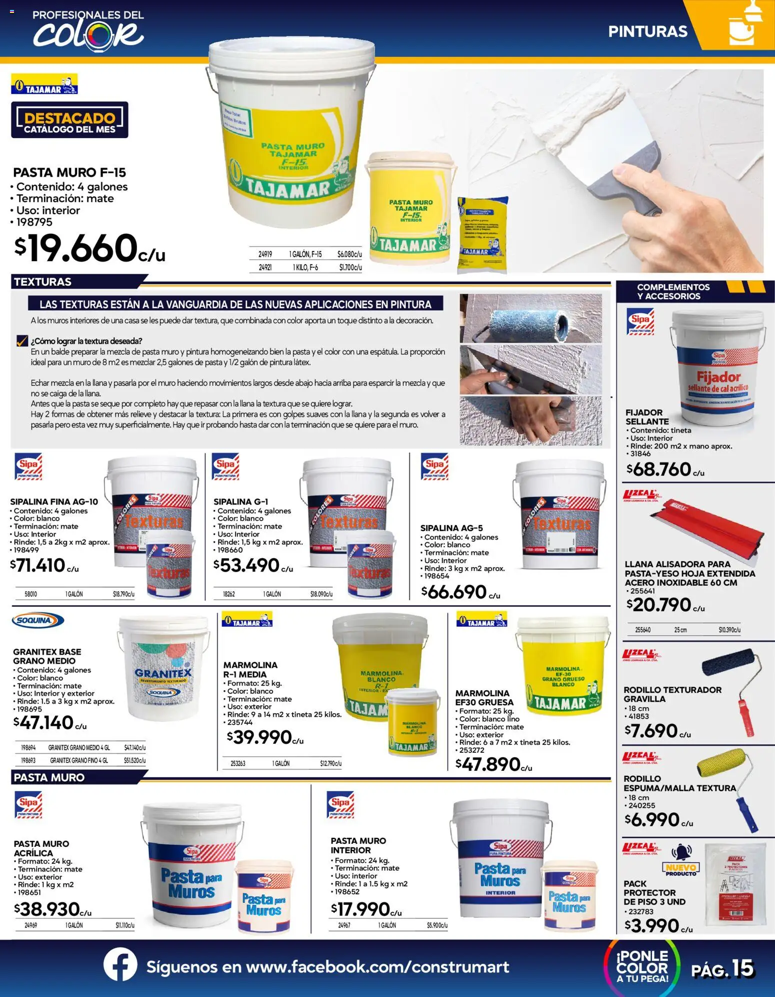 Construmart Ofertas │ válido desde el 01.03.2026 | Página: 15 | Productos: Fijador, Mate, Pintura, Base