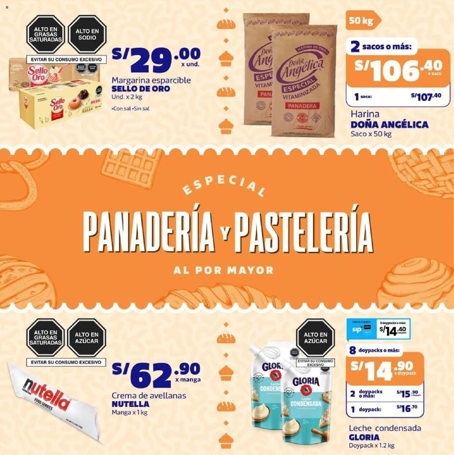 Catálogo Makro válido desde 13/08/2026 | Página: 2 | Productos: Sal, Nutella, Harina, Avellanas