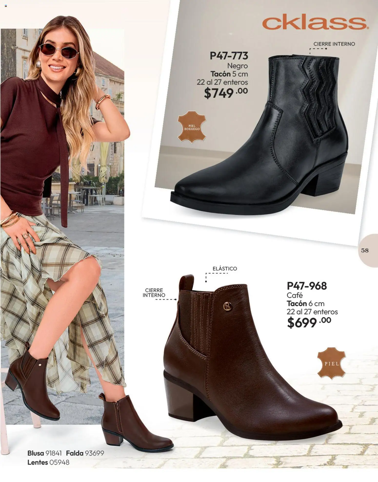 Nuevas ofertas de Cklass válidas en toda la República Mexicana desde el 11/09/2026. ¡Encuentra las mejores ofertas en Cklass catálogo Invierno! | Página: 249 | Productos: Blusa, Lentes, Café, Falda