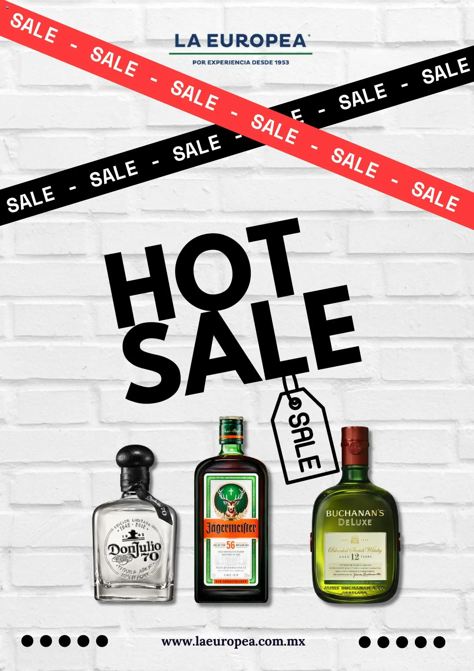 Nuevas ofertas de La Europea válidas en toda la República Mexicana desde el 25.05.2026. ¡Encuentra las mejores ofertas en La Europea Hot Sale! | Página: 1 | Productos: Whisky