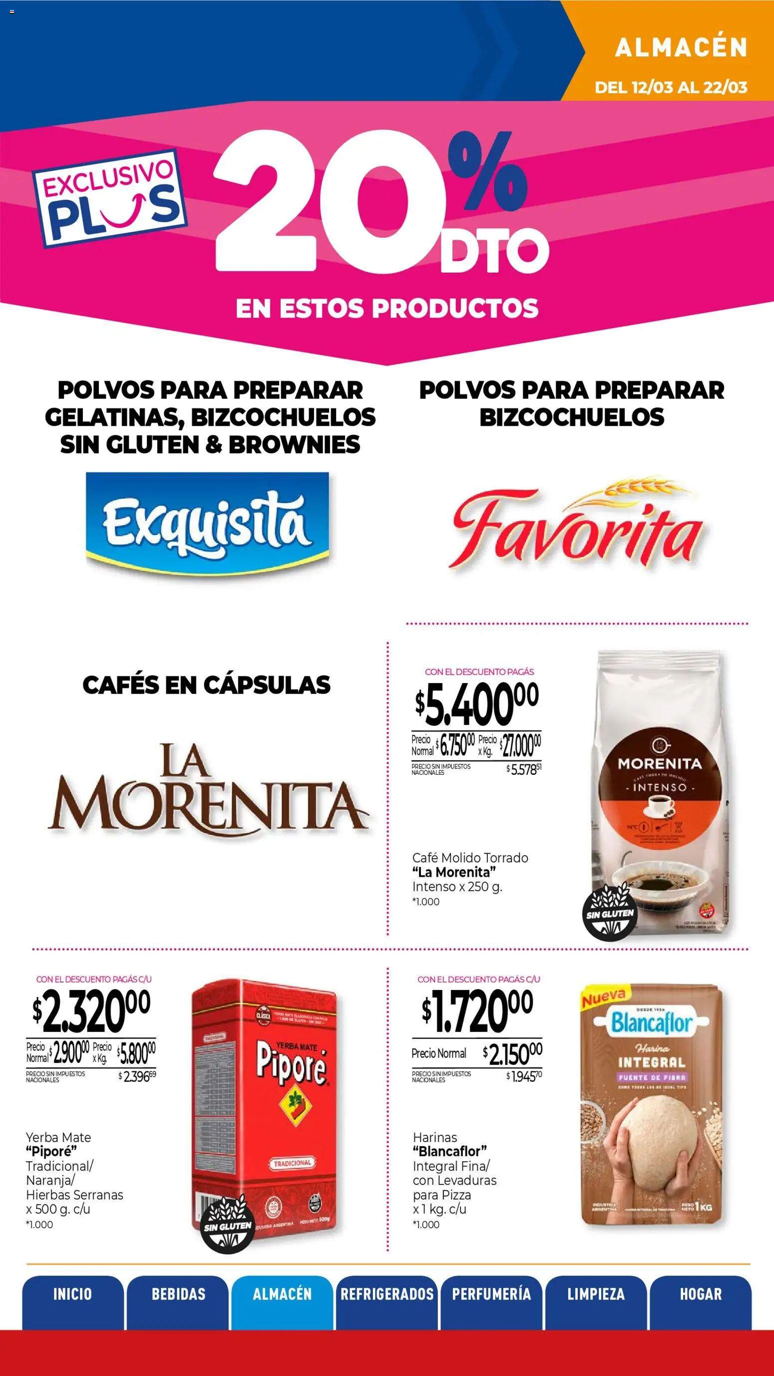 La Anonima catálogo │ válido desde el 13.03.2026 | Página: 17 | Productos: Mate, Harina, Yerba, Café