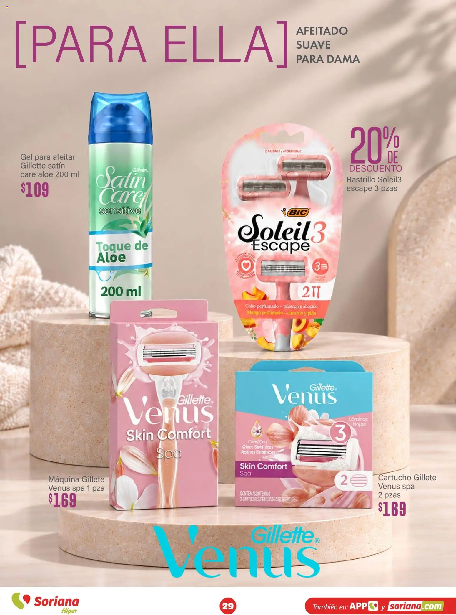 Nuevas ofertas de Soriana válidas en toda la República Mexicana desde el 15/10/2026. ¡Encuentra las mejores ofertas en Soriana folleto Modo #Glowing! | Página: 29