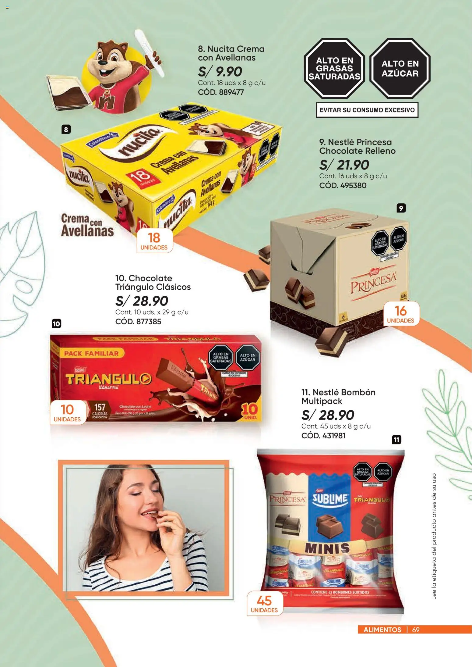 Catálogo Azzorti válido desde 09/03/2026 | Página: 69 | Productos: Leche, Chocolate, Crema, Avellanas