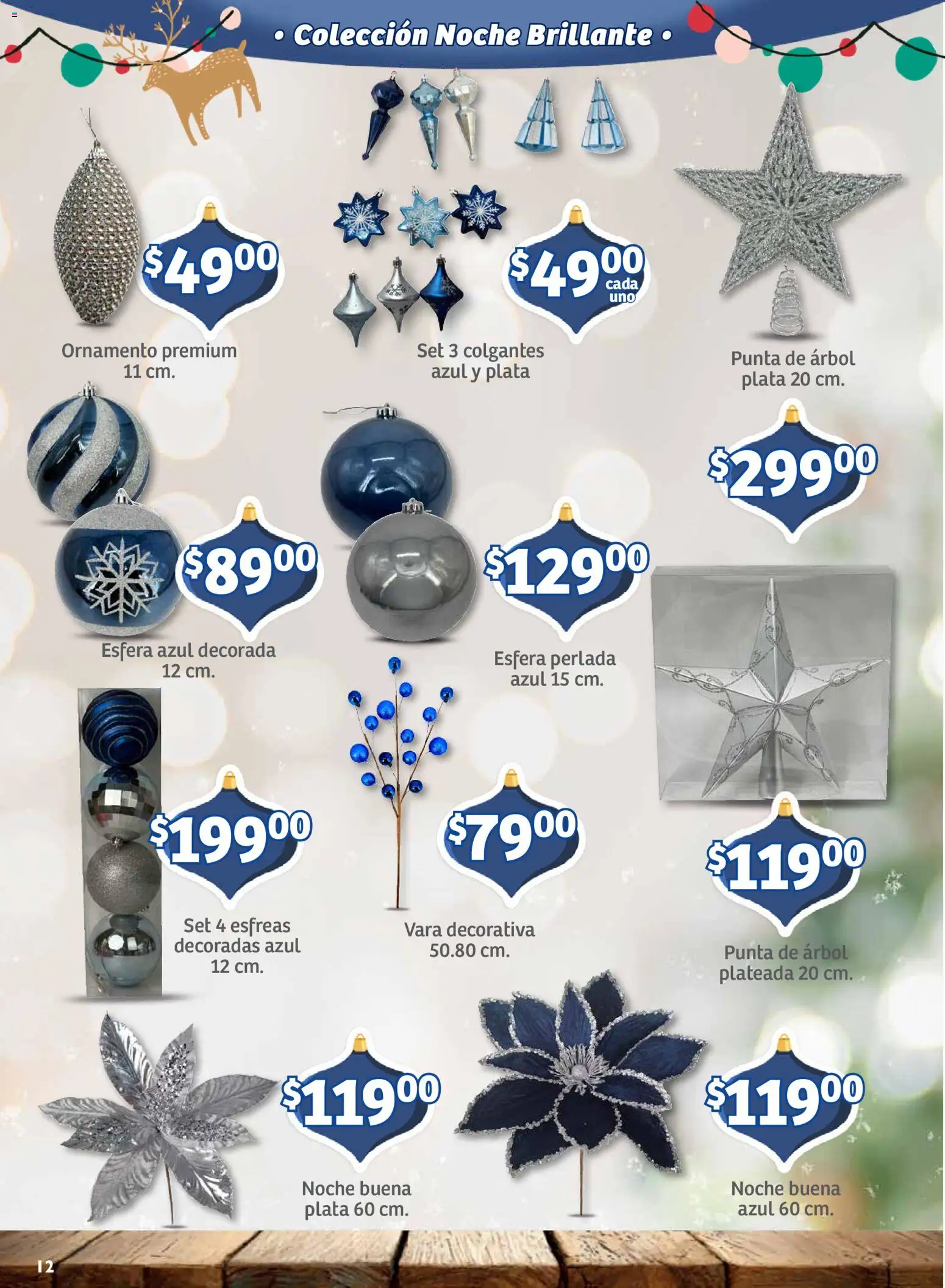 Nuevas ofertas de Soriana válidas en toda la República Mexicana desde el 30/09/2026. ¡Encuentra las mejores ofertas en Soriana folleto Decoración de Navidad Mercado! | Página: 12