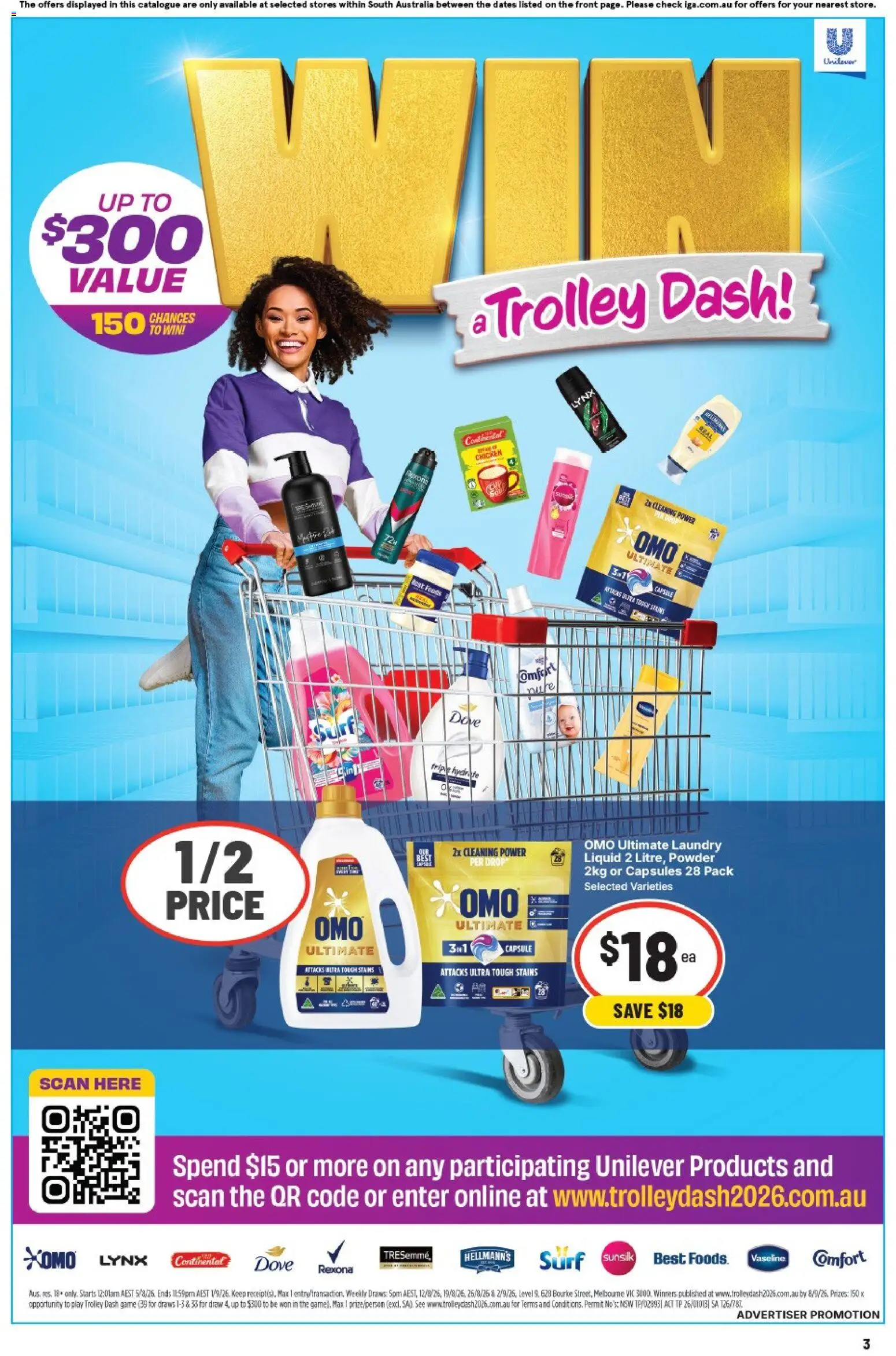 IGA catalogue - valid from 26/08/2026 | Page: 3 | Products: Food, Lollies, Sachets, Ice