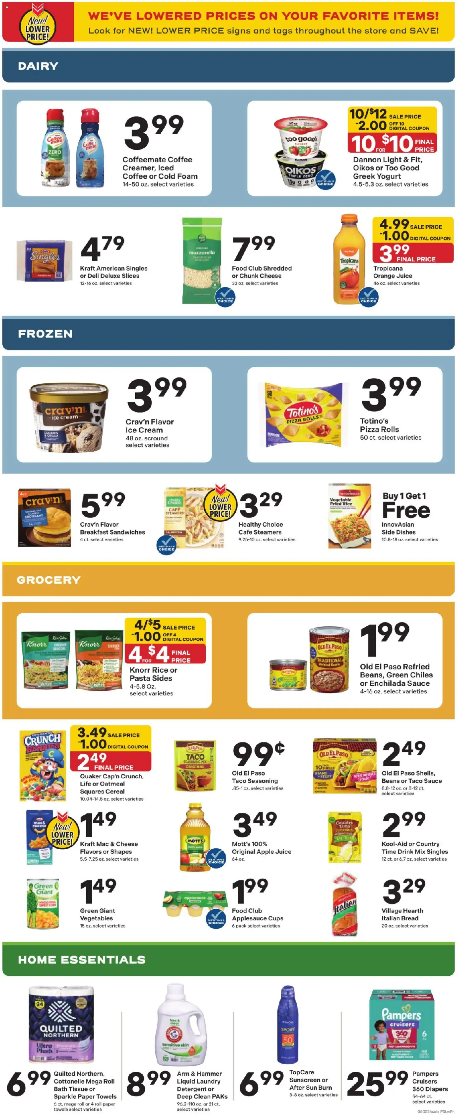 Coborn's Weekly Ad - valid from 08/05/2026 | Page: 5 | Products: Cheese, Sunscreen, Pasta, Cream
