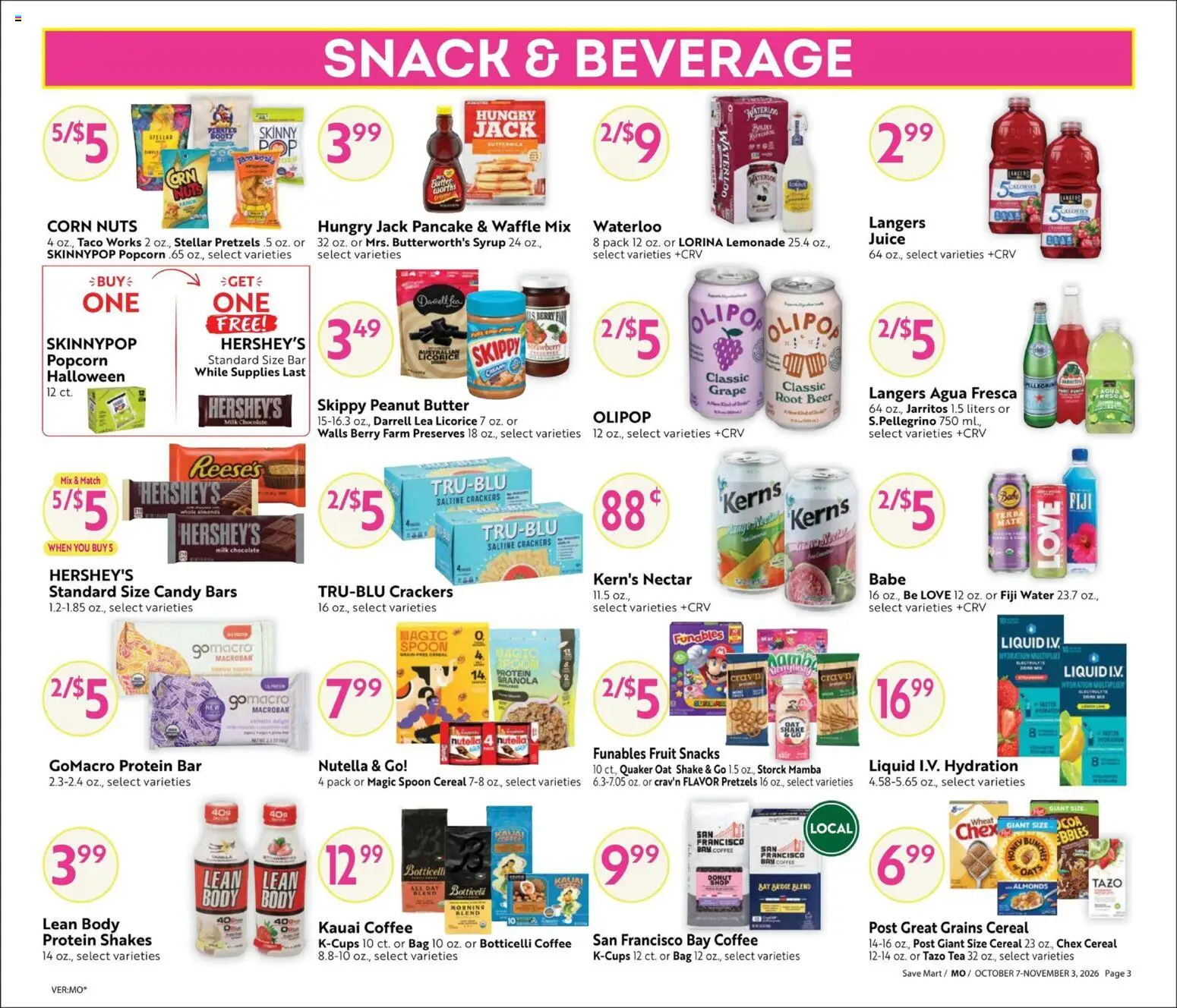 Save Mart Big Book of Savings - valid from 10/07/2026 | Page: 3